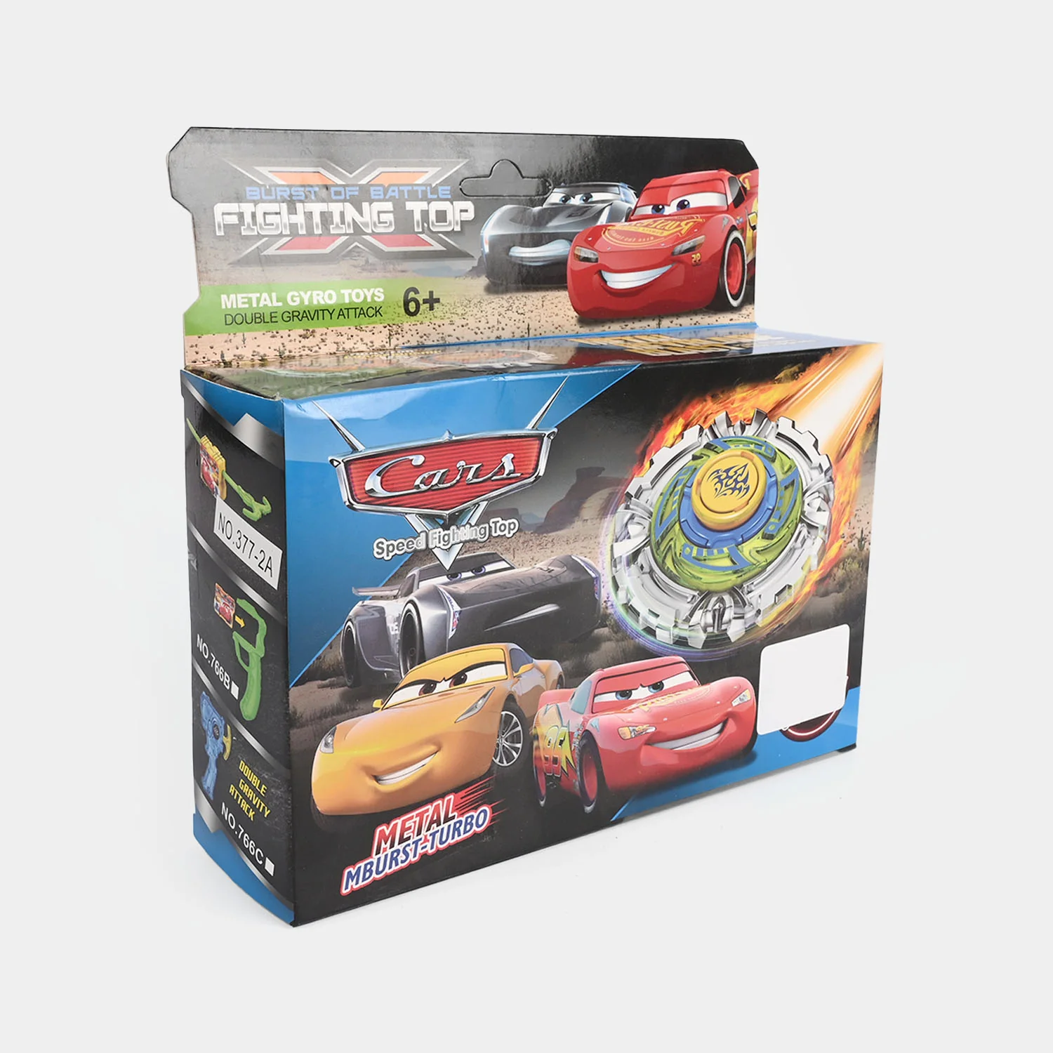 Alloy Gyro Spinning Top Battle Set - Image 3
