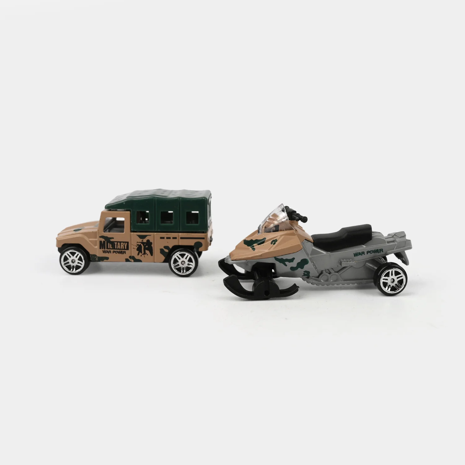 Mini Alloy Military Die-cast Vehicles Set 2Pcs - Image 2