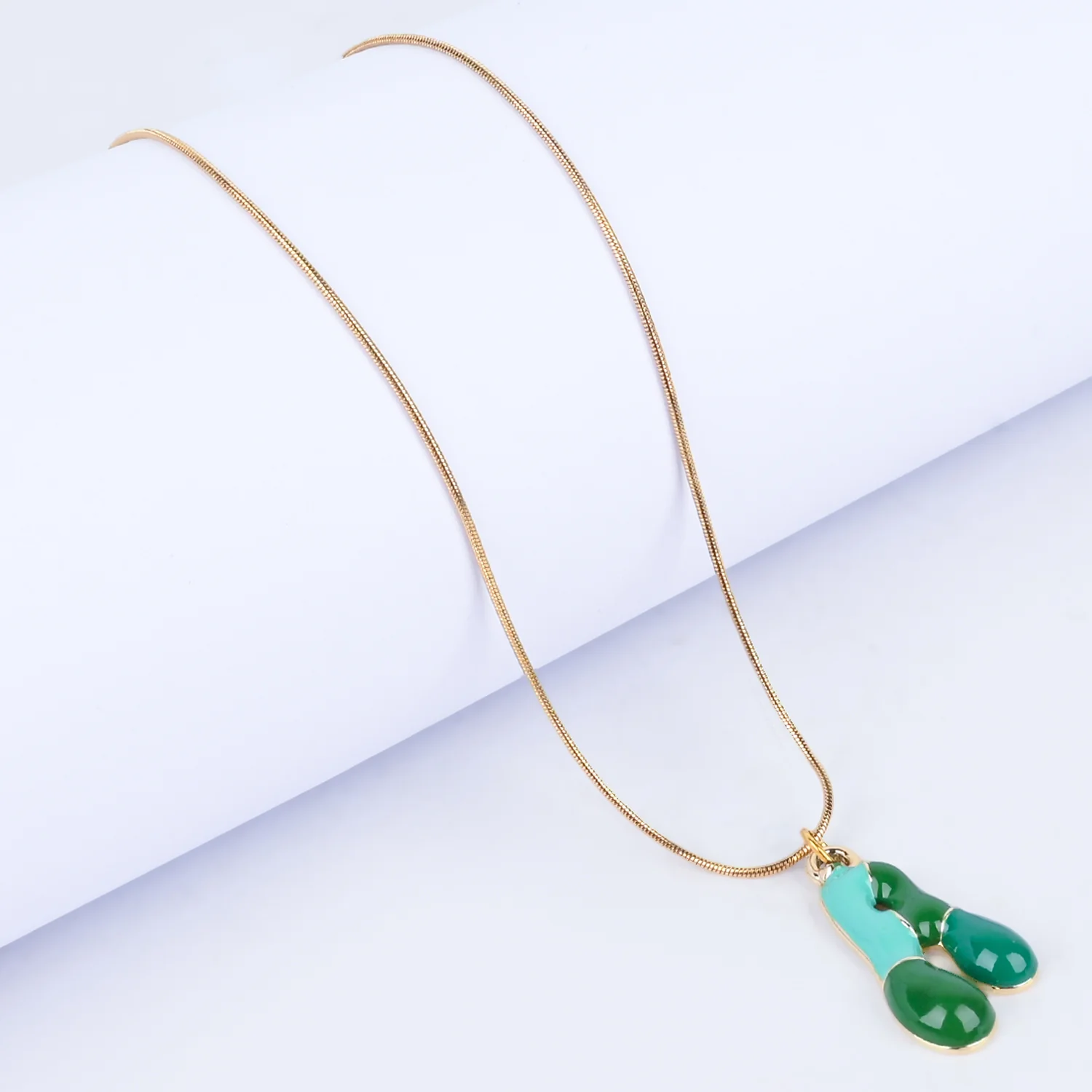 Trendy Alphabet Pendant Necklace for Girls
