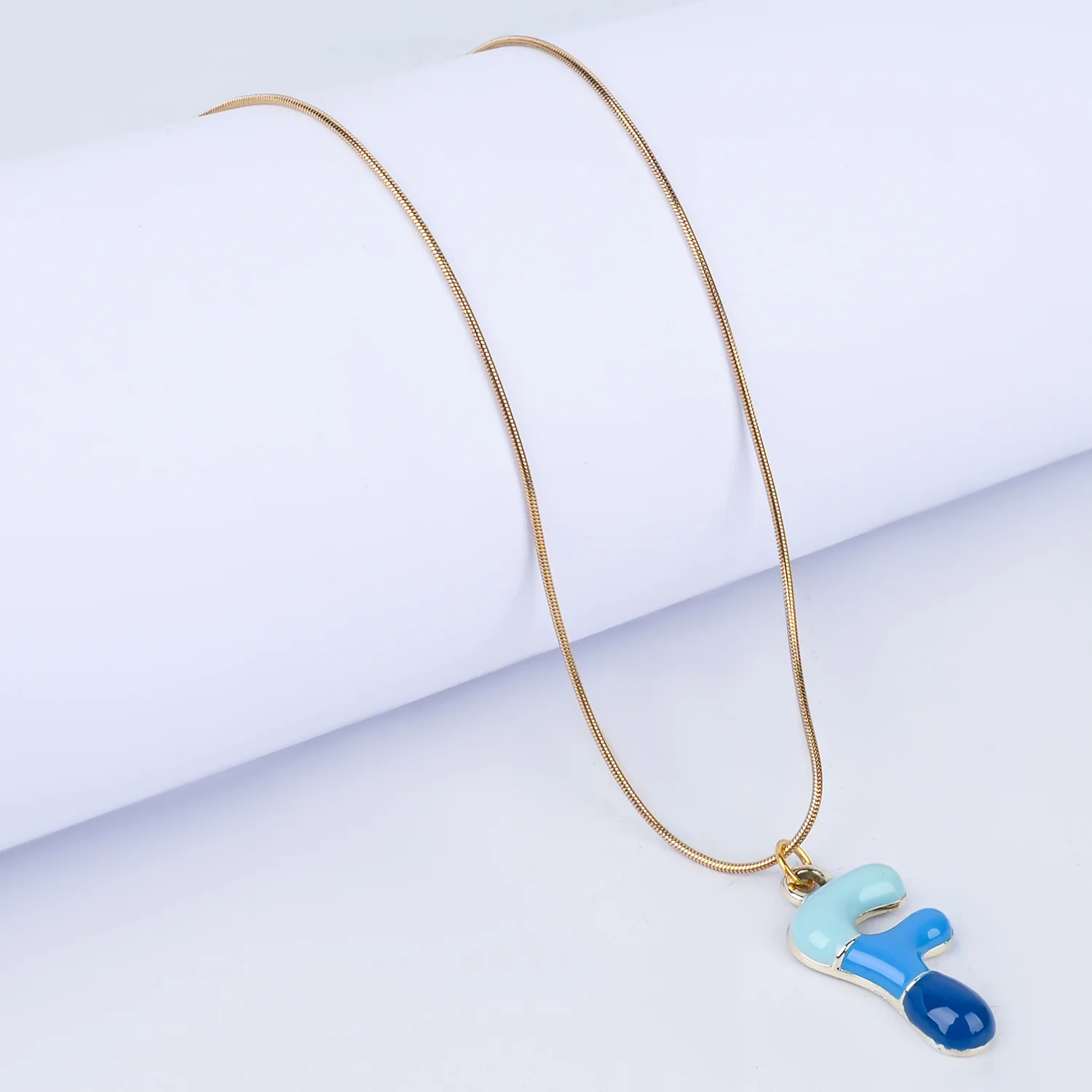Trendy Alphabet Pendant Necklace for Girls