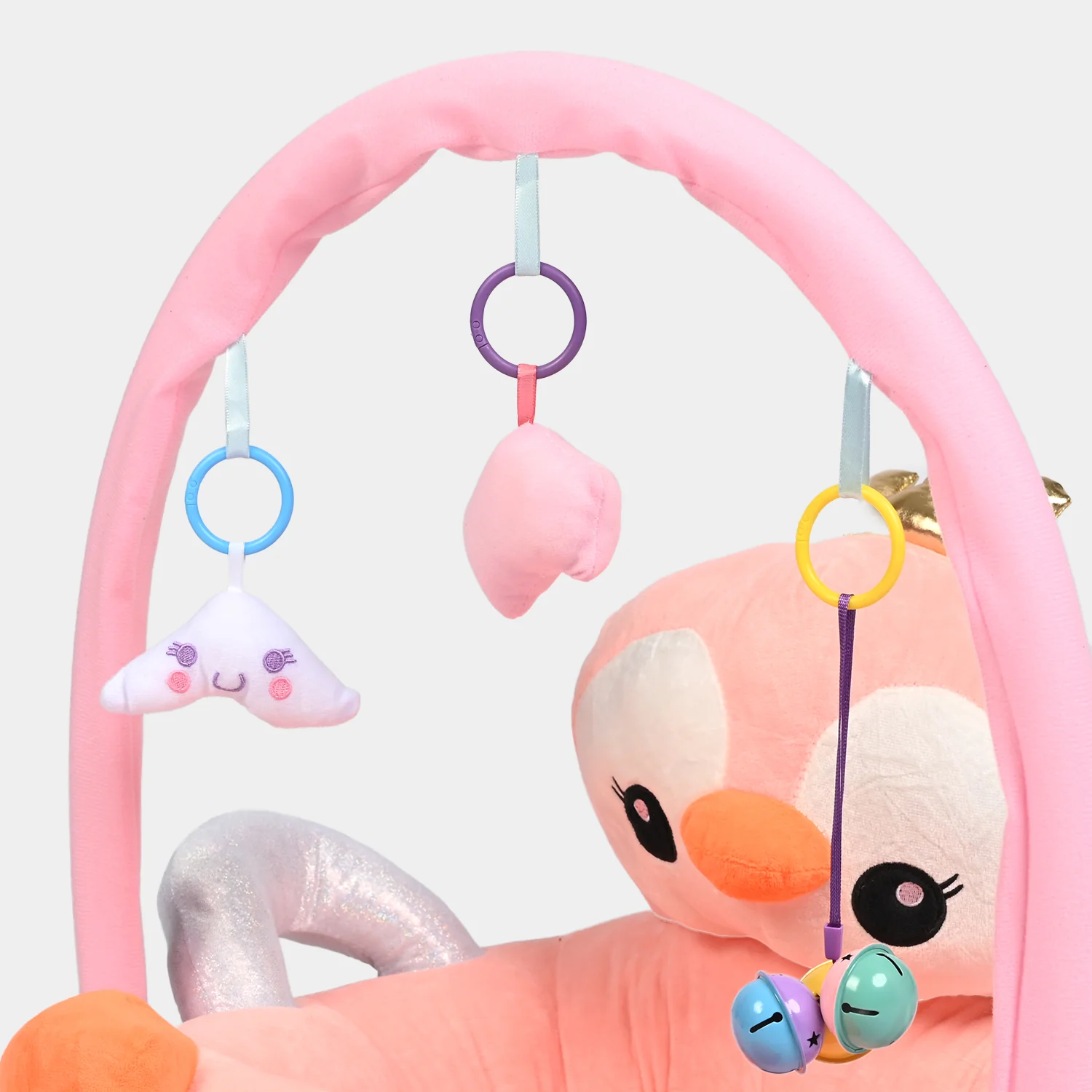 Cartoon Baby Floor Seat/Support Sofa Seat 6M+ | 544-Peach - Image 2