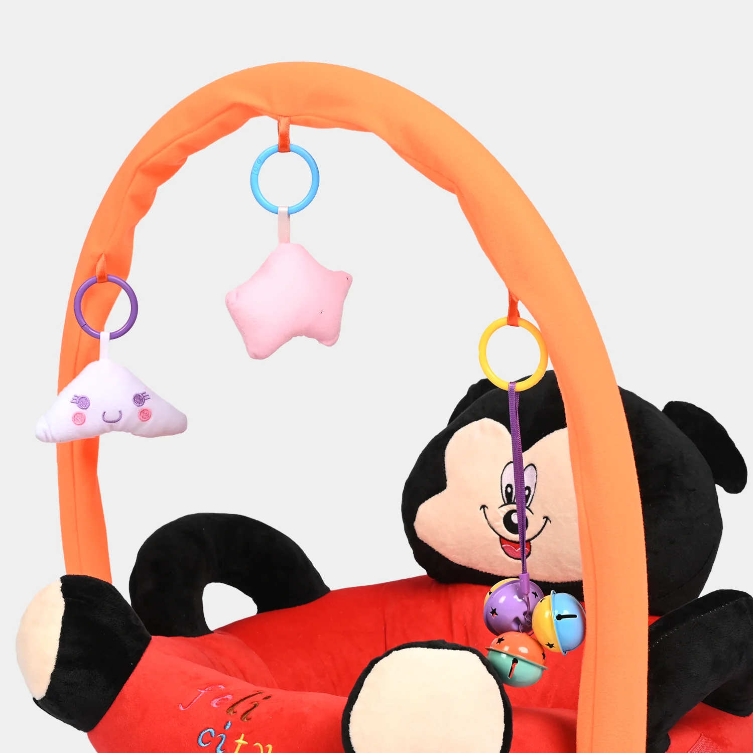 Cartoon Baby Floor Seat/Support Sofa Seat 6M+ |  544-Red - Image 3