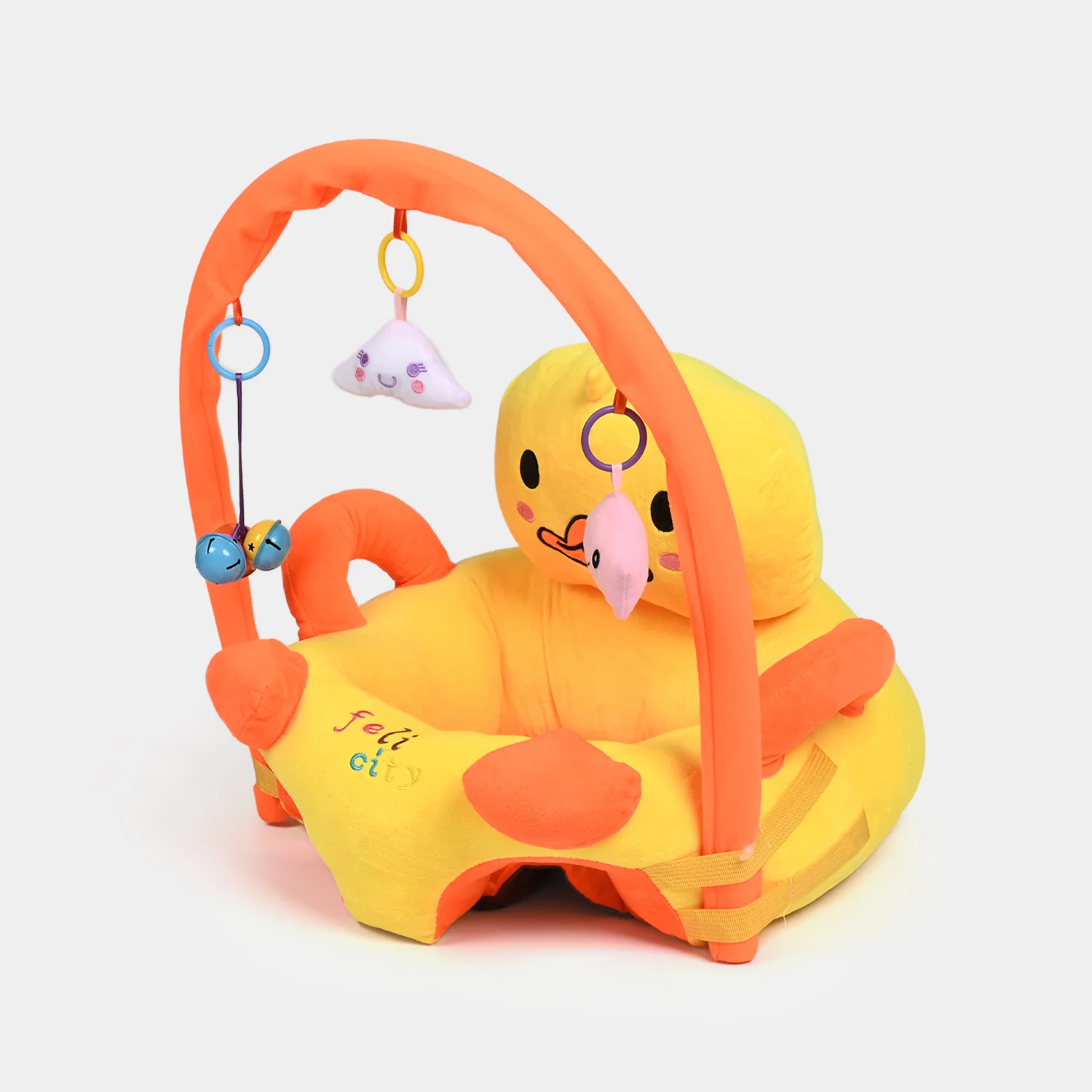 Cartoon Baby Floor Seat/Support Sofa Seat 6M+ |  544-Yellow - Image 2