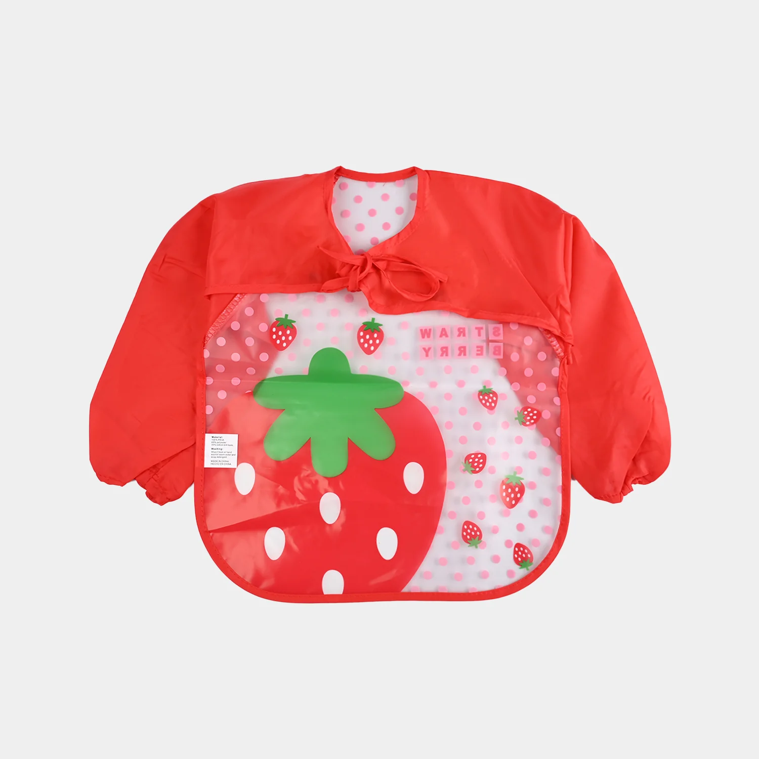 Infant Baby Bib/Apron | 6M+ Strawberry 837 - Image 4