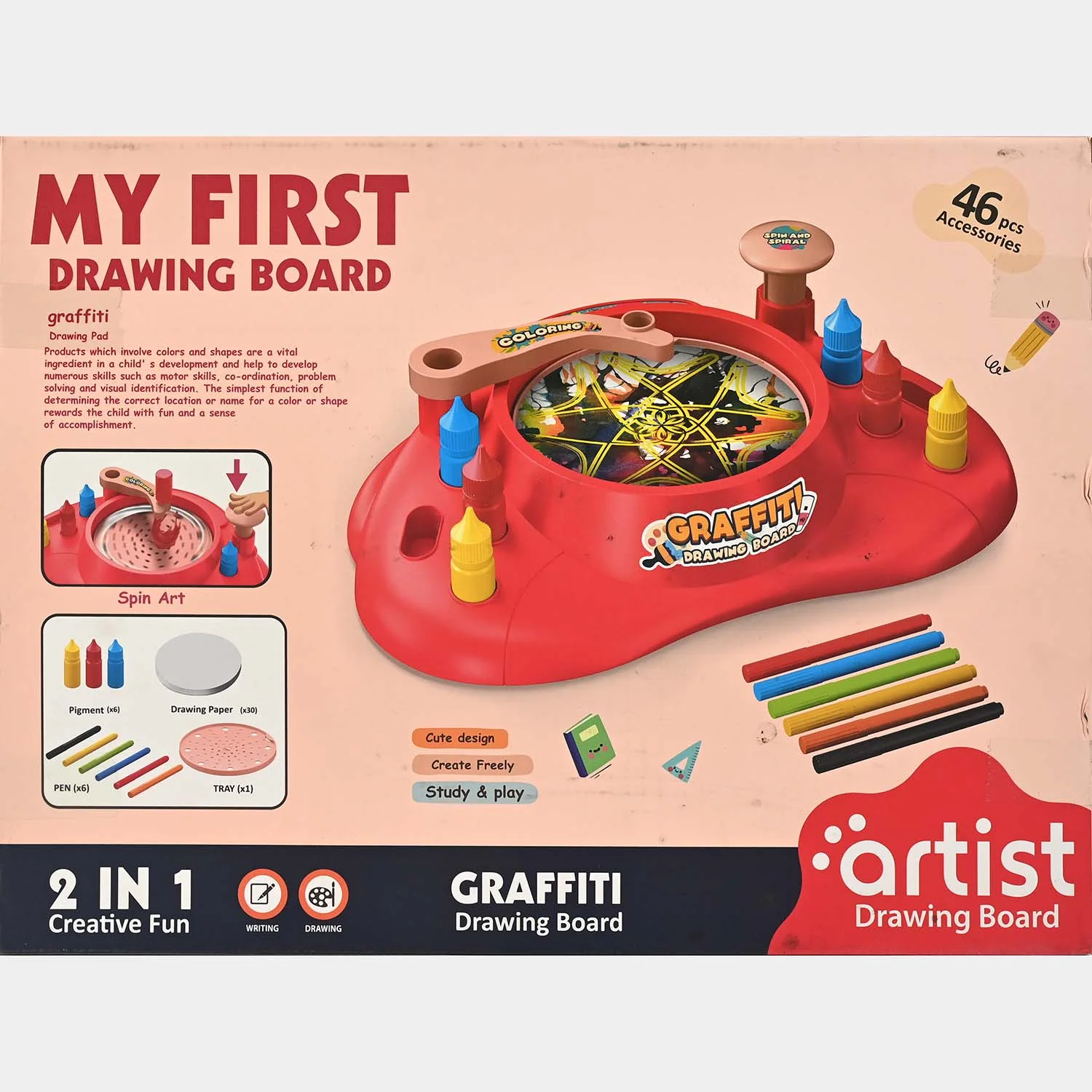 Art Graffiti Drawing Board For Kids - Image 8