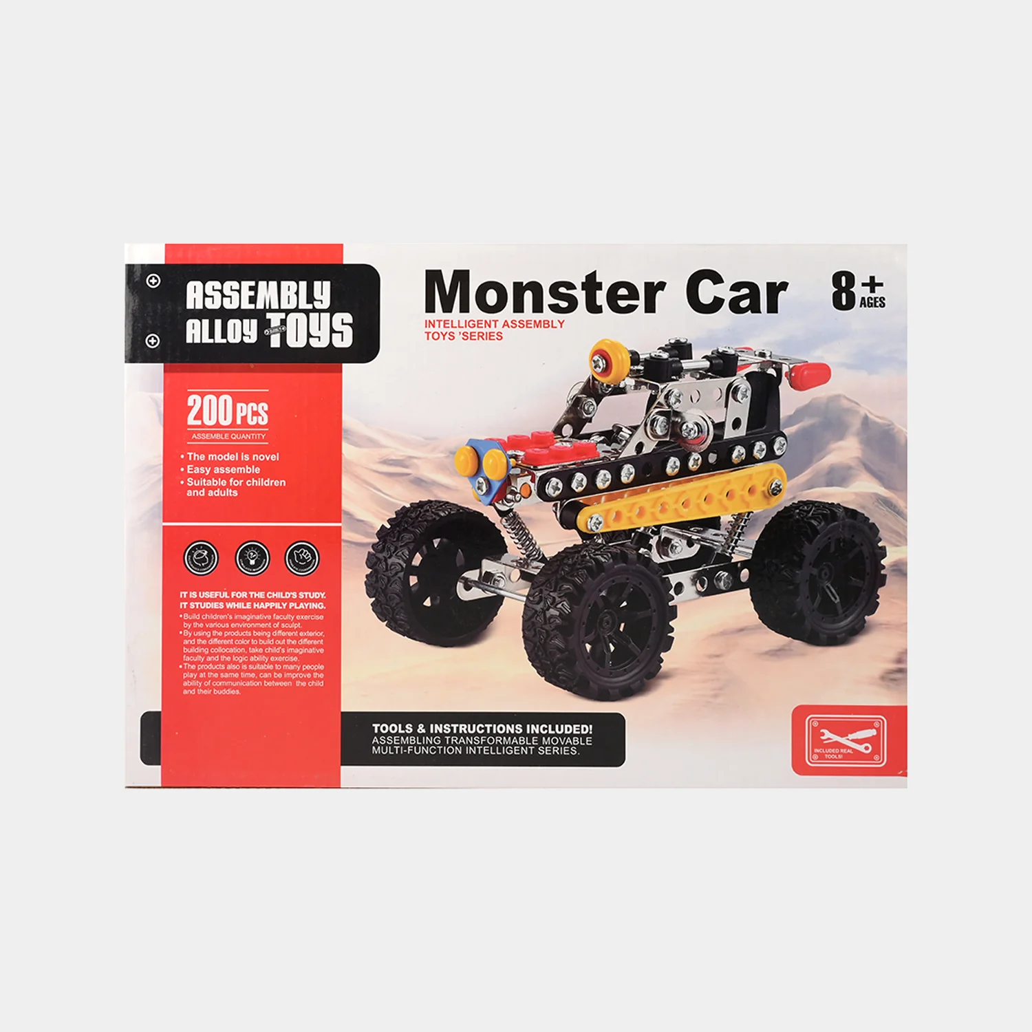 DIY Assembly Iron Monster Truck 200Pcs - Image 2