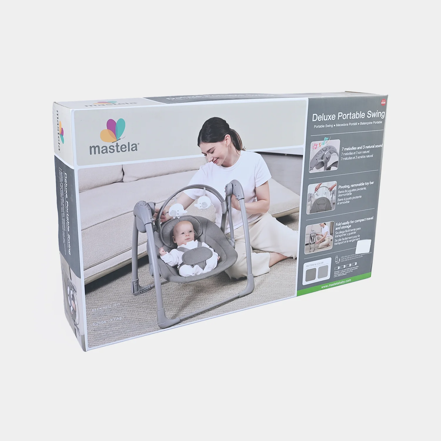Mastela Deluxe Portable Baby Swing - Image 2