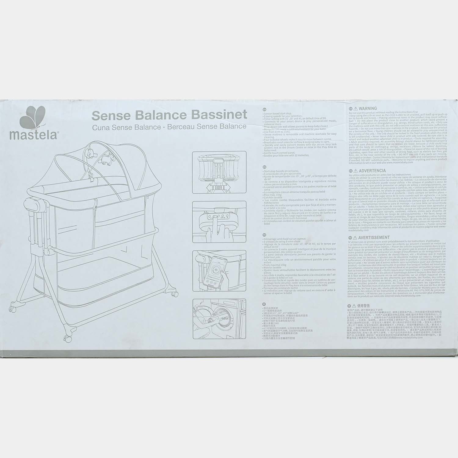 Mastela Sense Balance Bassinet Swing | 3823 - Image 3