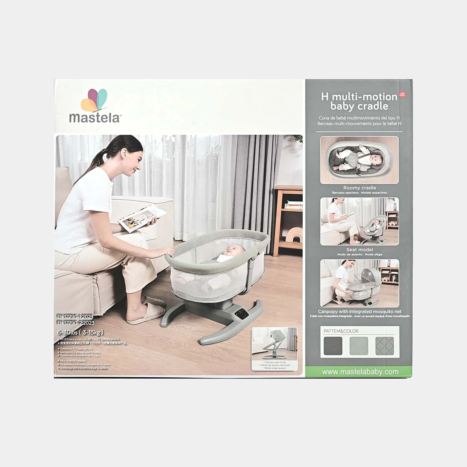 Auto Swing Mastela H-Multi Motion Baby Cradle 8401 - Image 4