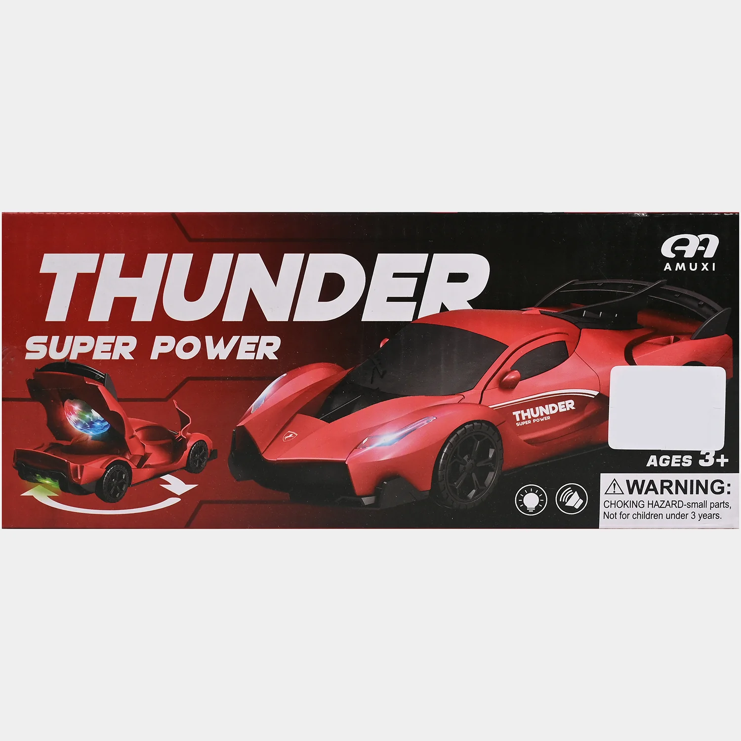 3D Light Show Musical Thunder Power Car for Kids - Image 6