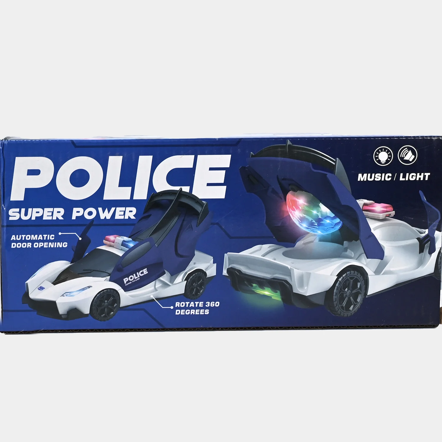 Electric Light & Musical Police Car Toy - Image 6