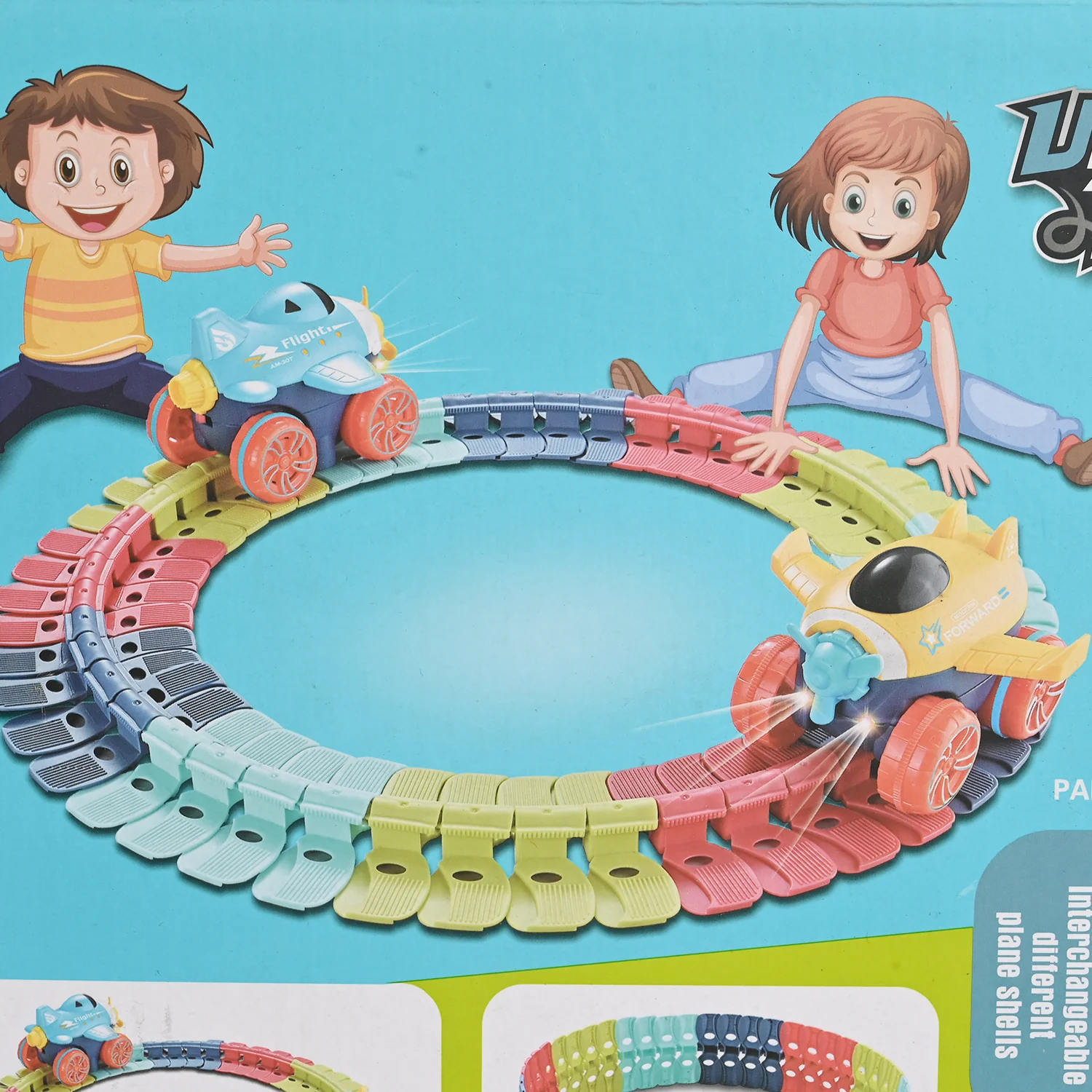 UNIVERSAL TRACK PUZZLE ROLLER COASTER TOY - Image 3