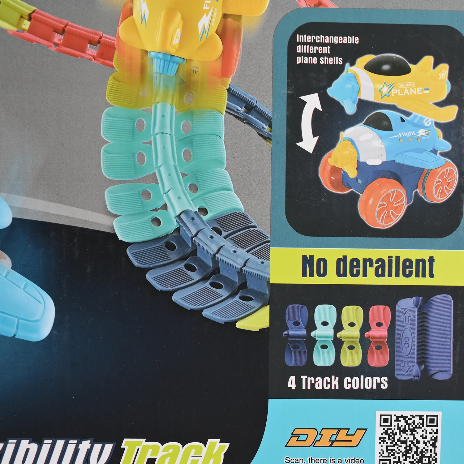 UNIVERSAL TRACK PUZZLE ROLLER COASTER TOY - Image 2