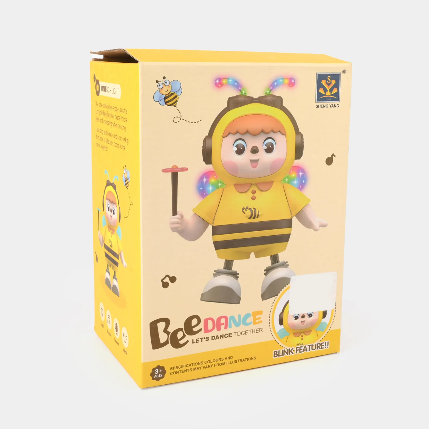 Cute Dancing Bee Toy with Light & Music for Kids - Image 3