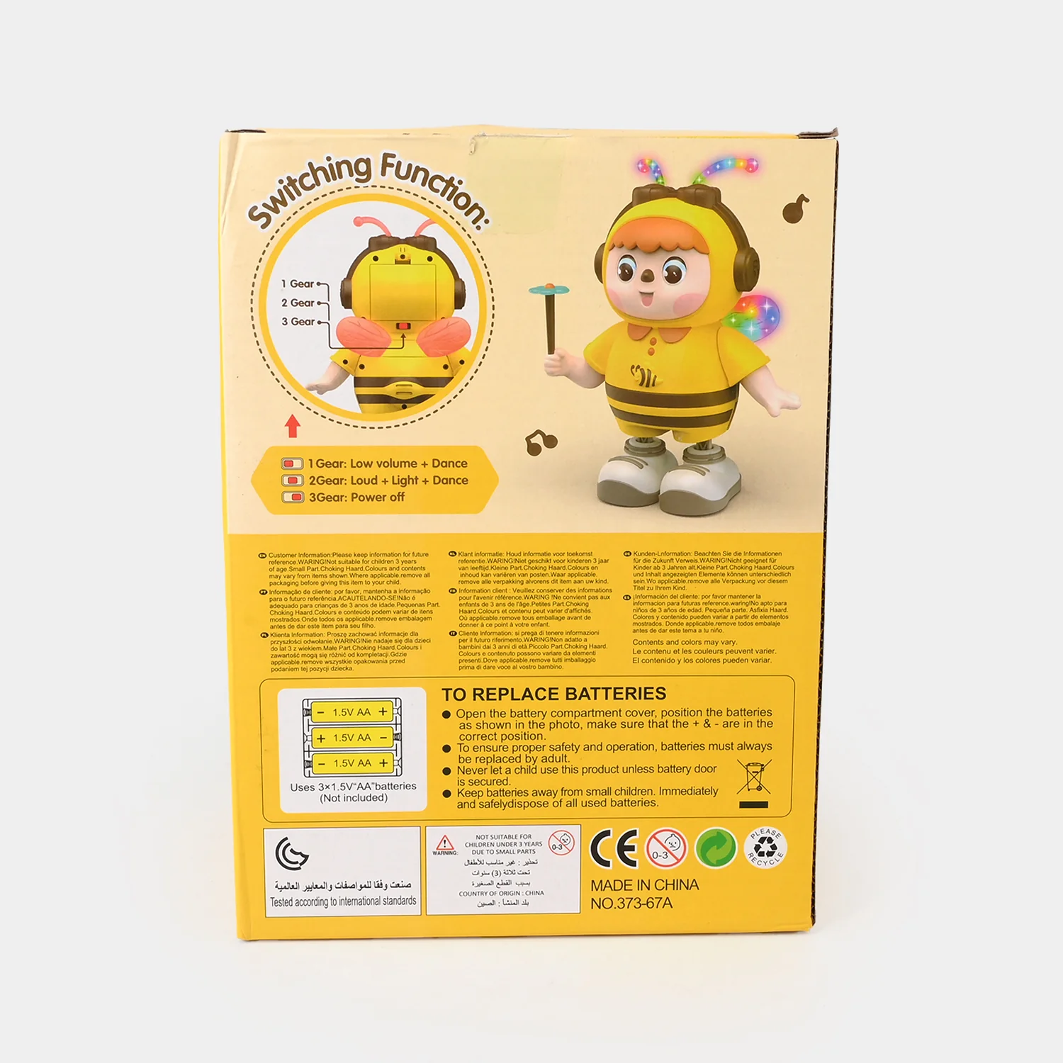 Cute Dancing Bee Toy with Light & Music for Kids - Image 6