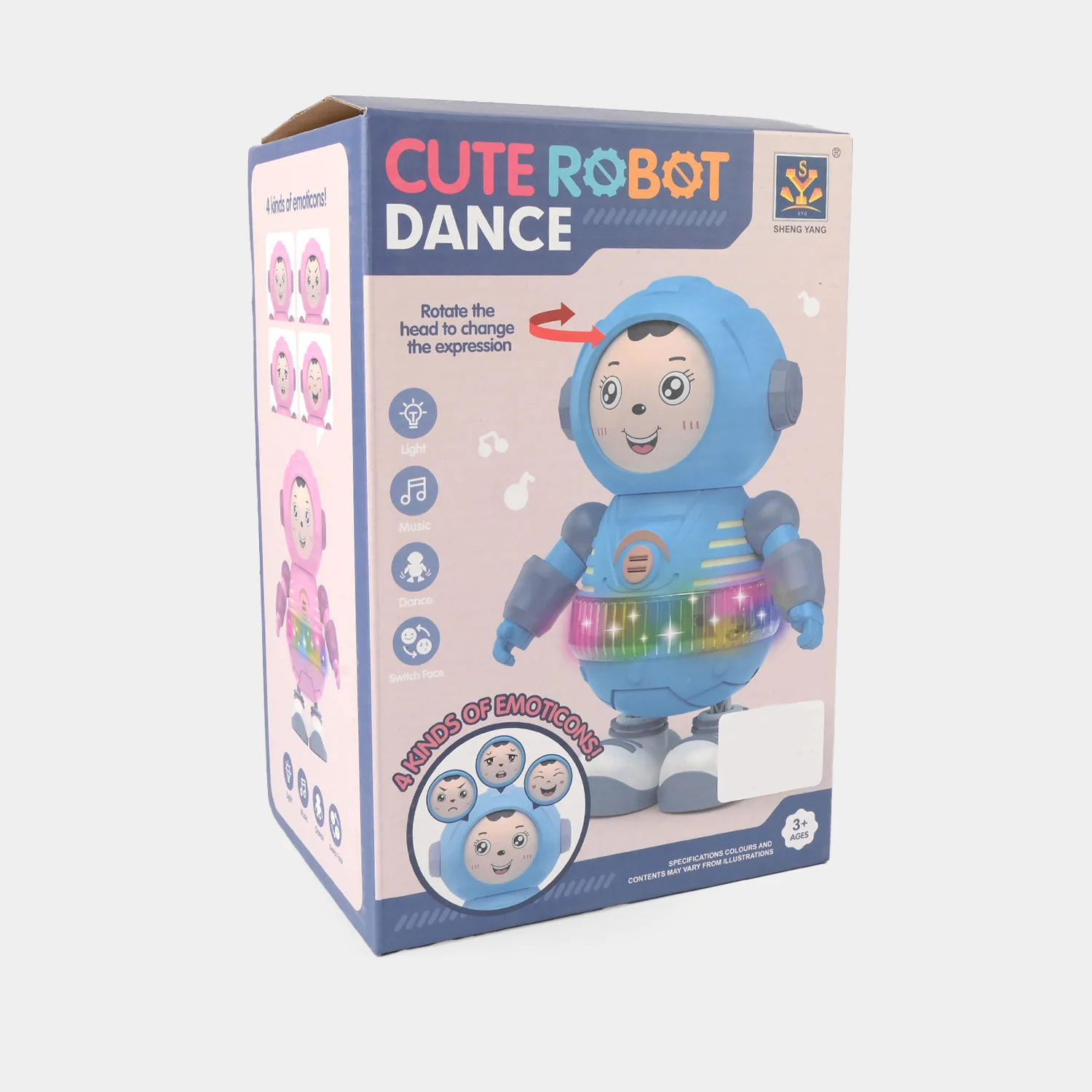 Cute Dancing Robot Toy with Light & Sound for Kids - Image 3