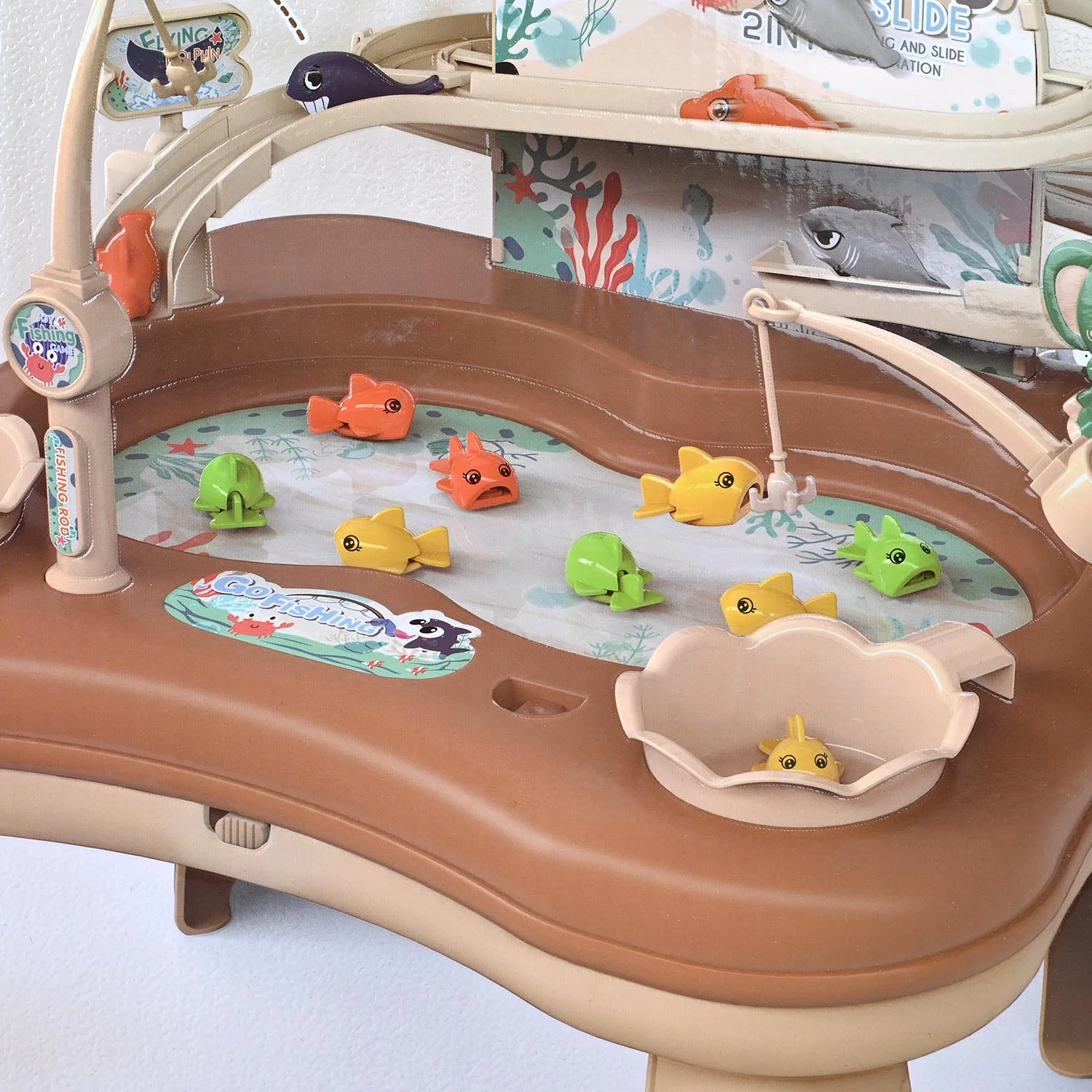 2-in-1 Suspension Slide Magnetic Fishing Toy - Image 3