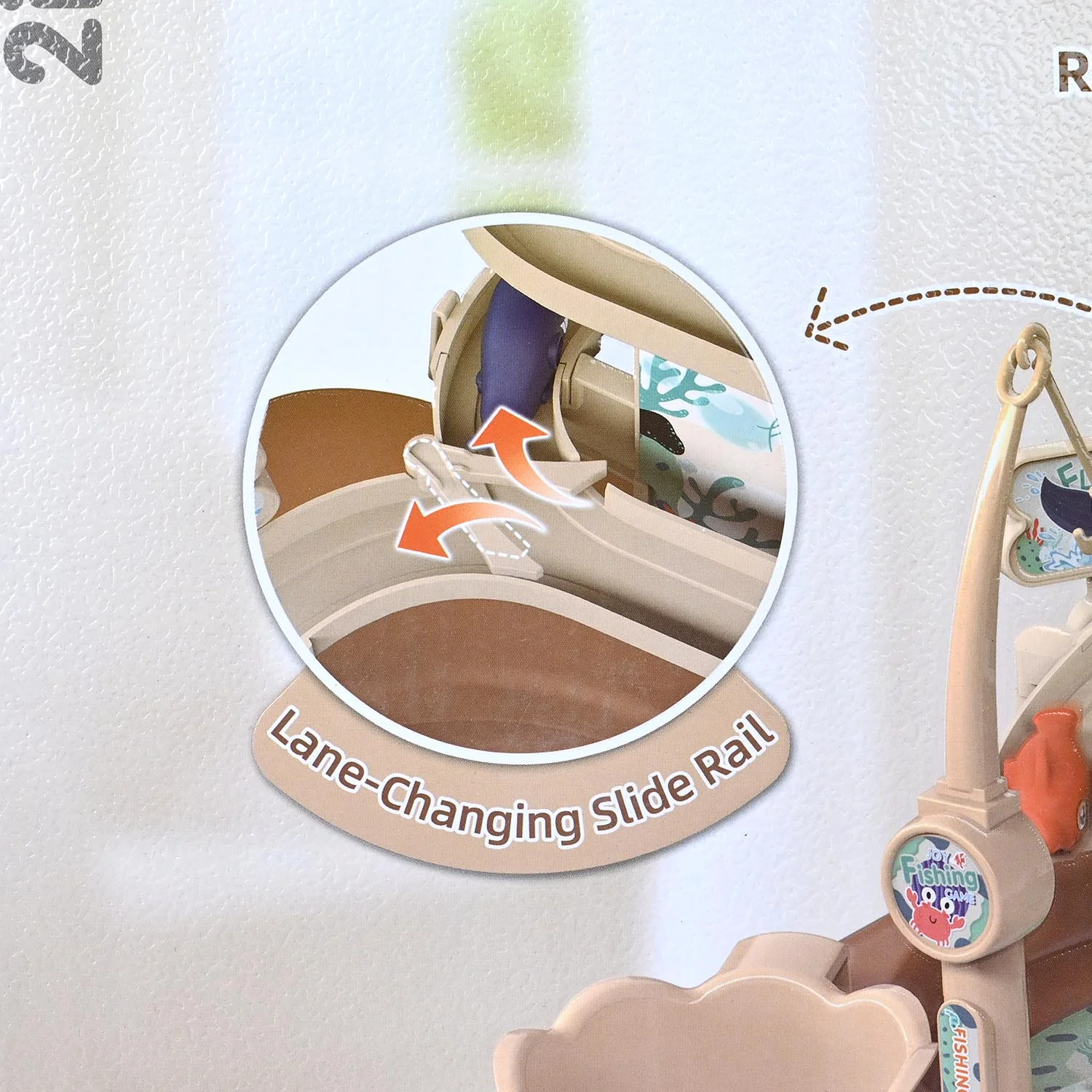2-in-1 Suspension Slide Magnetic Fishing Toy - Image 4
