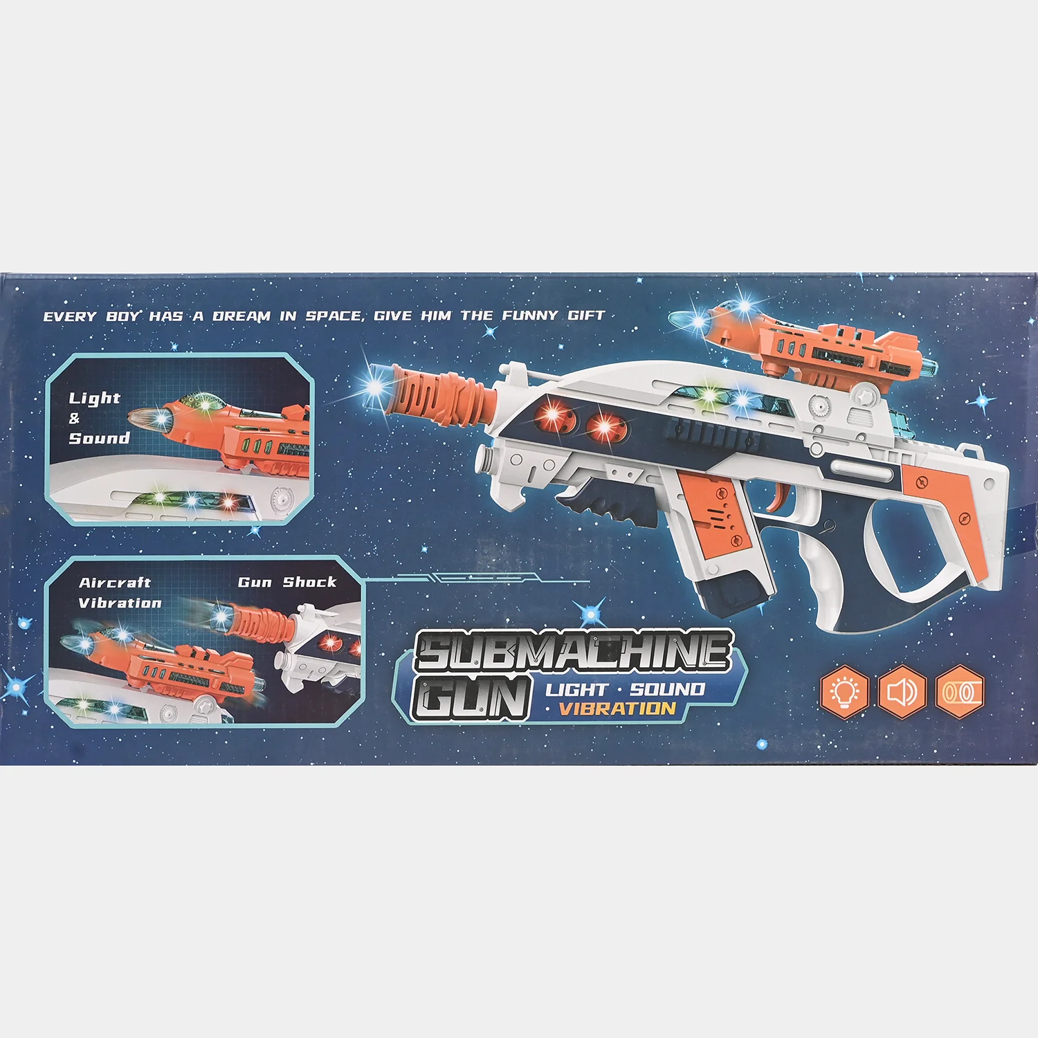 Submachine Blaster Toy – Light, Sound & Vibration Effects - Image 7