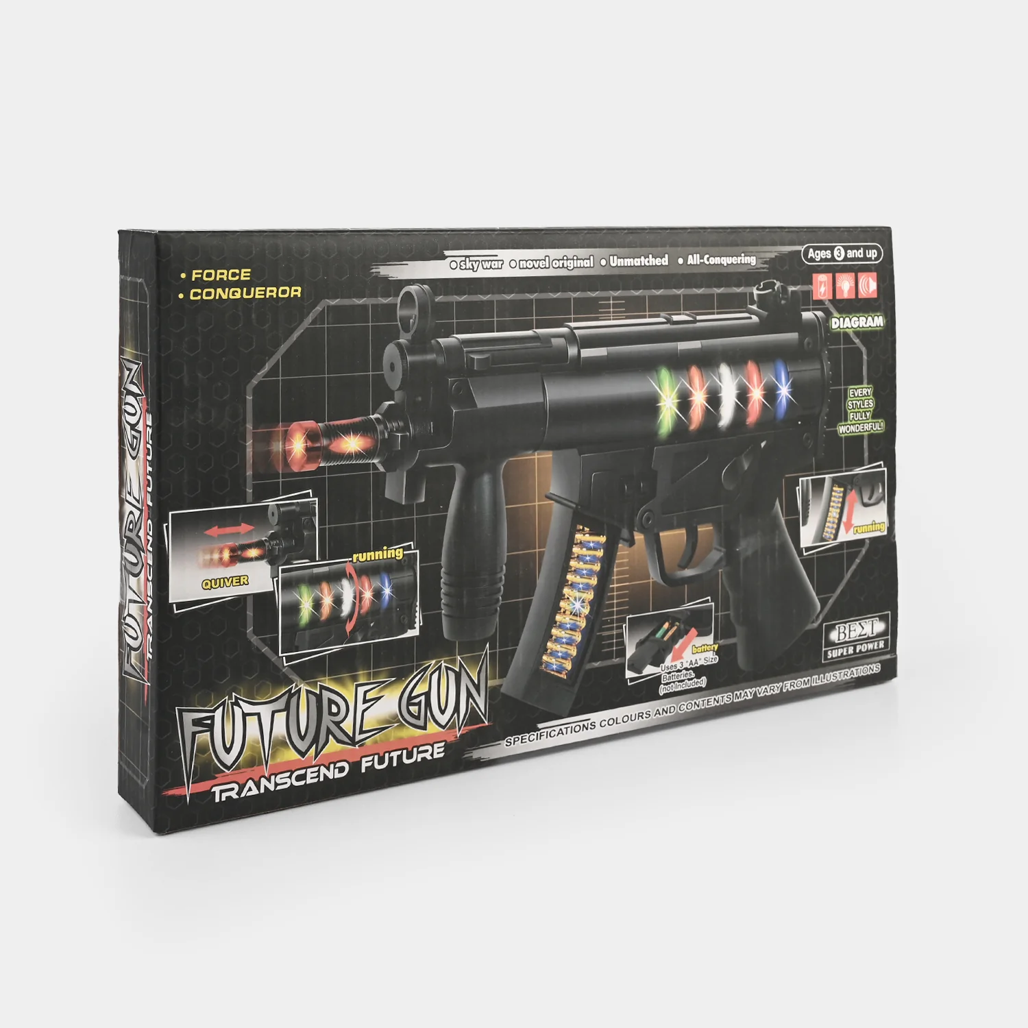 Electric Blaster Toy – Light & Sound Action Toy - Image 3