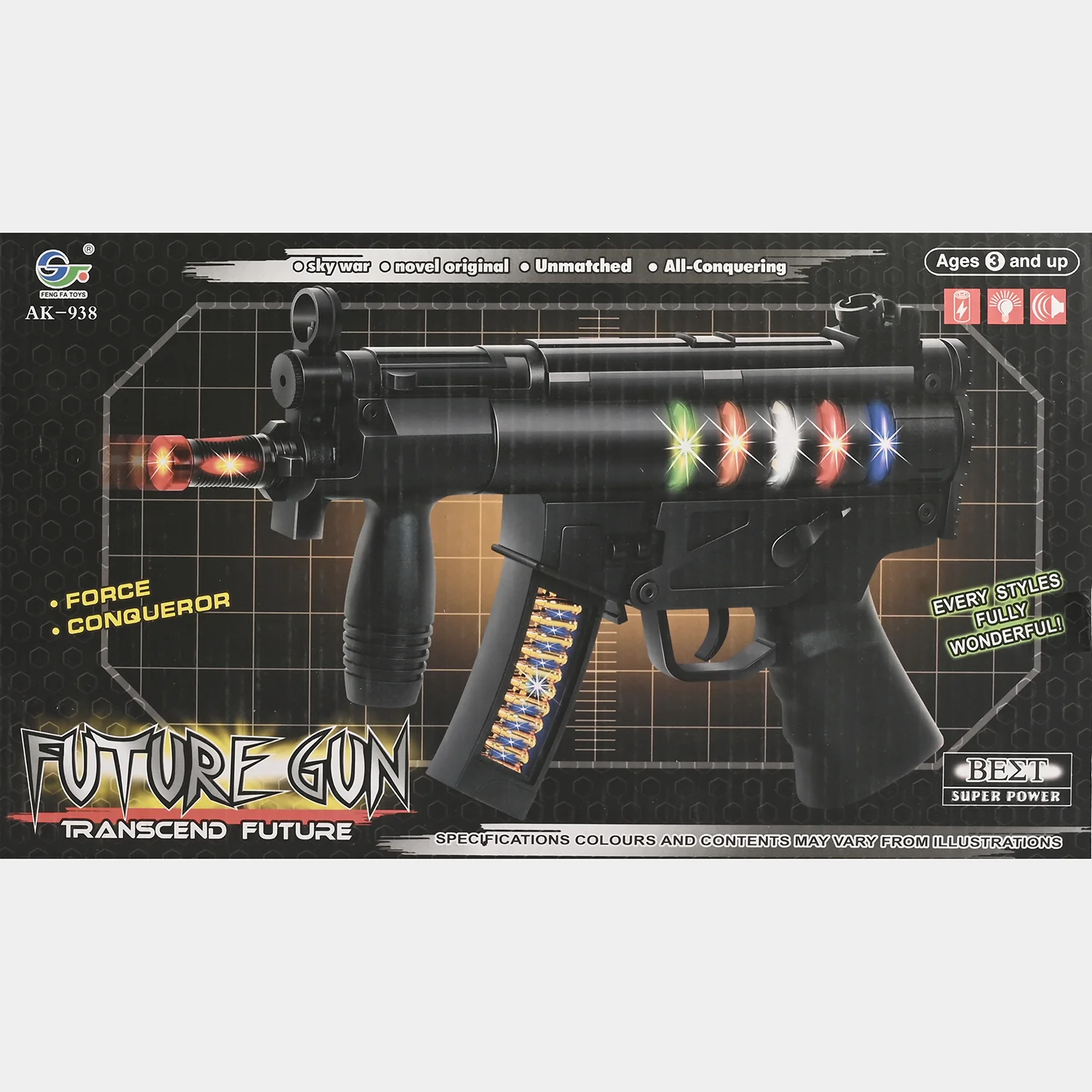 Electric Blaster Toy – Light & Sound Action Toy - Image 6