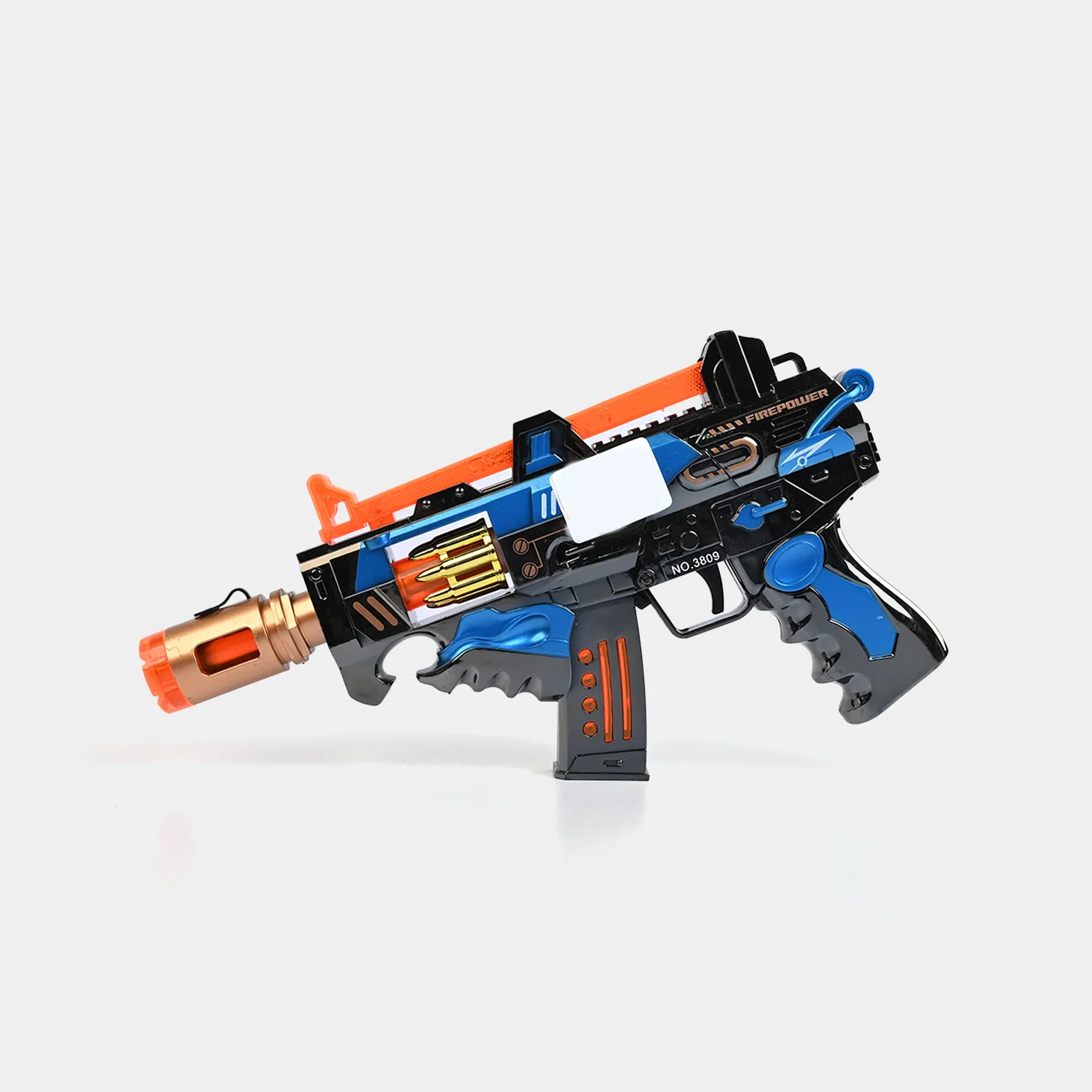 Blaster Toy Light, Sound & Spray – 360° Rotating Barrel - Image 4