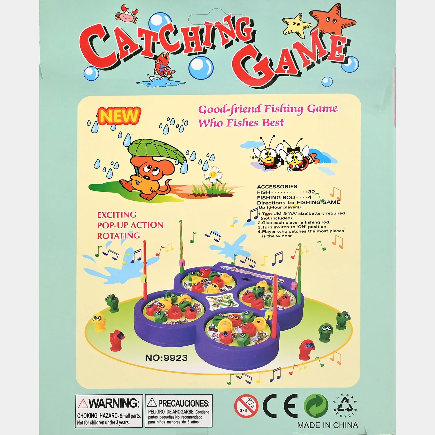 Electric Musical Fishing Game Play Set for Kids - Image 6