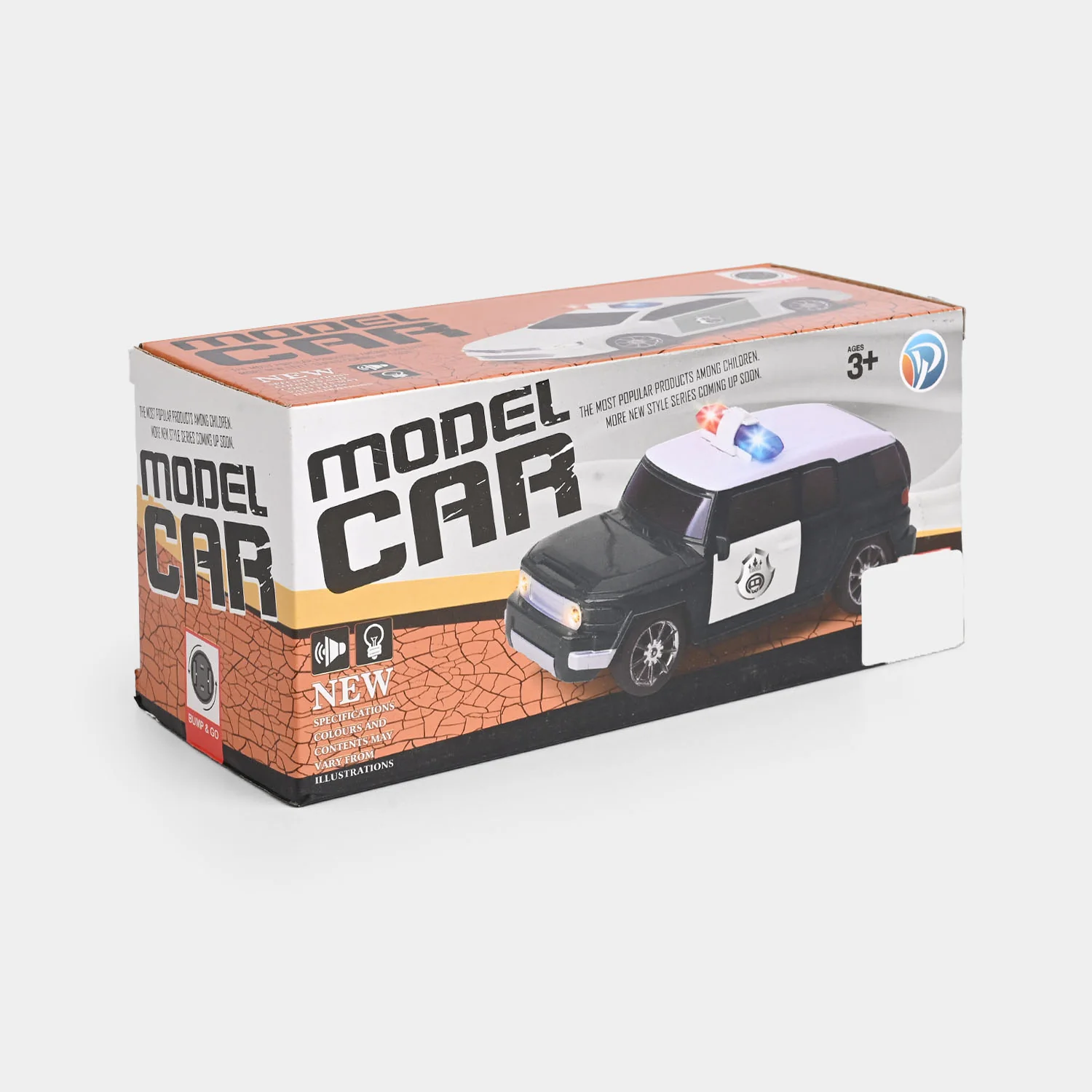 ELECTRIC LIGHT & MUSICAL POLICE CAR TOY - Image 3