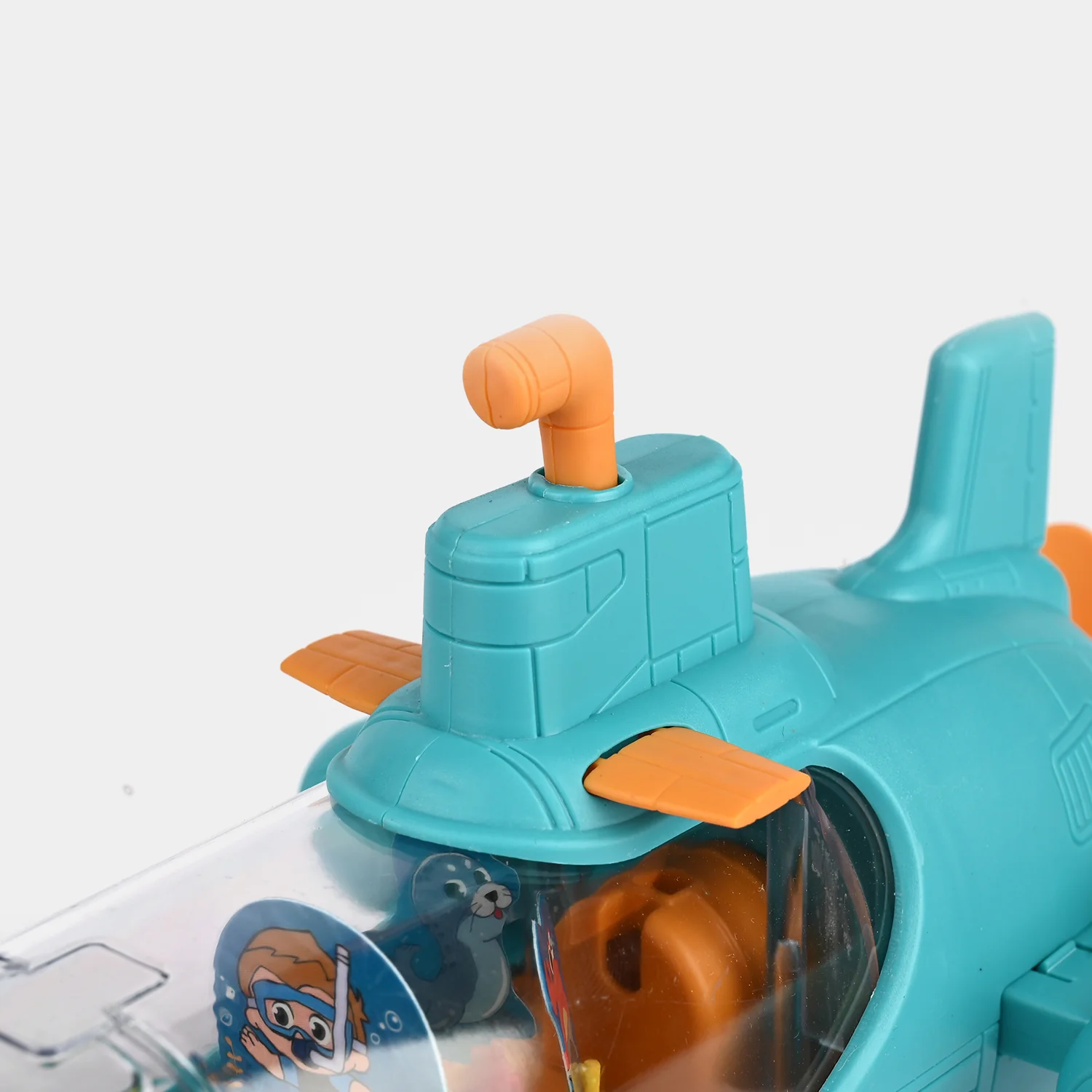 Electric Transparent Gear Submarine Toy for kids - Image 2