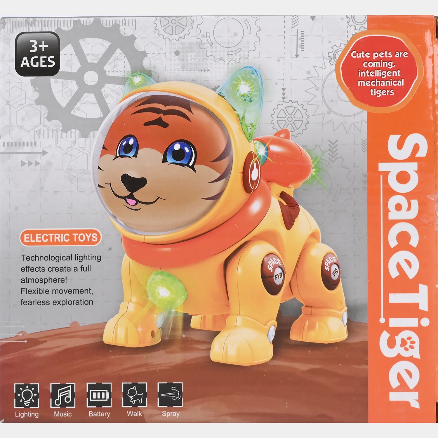 Electric Universal Tiger with Light & Sound - Image 7