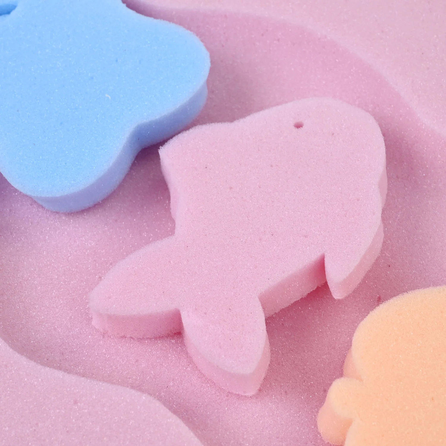 Soft Baby Bath Sponge Set - Image 2