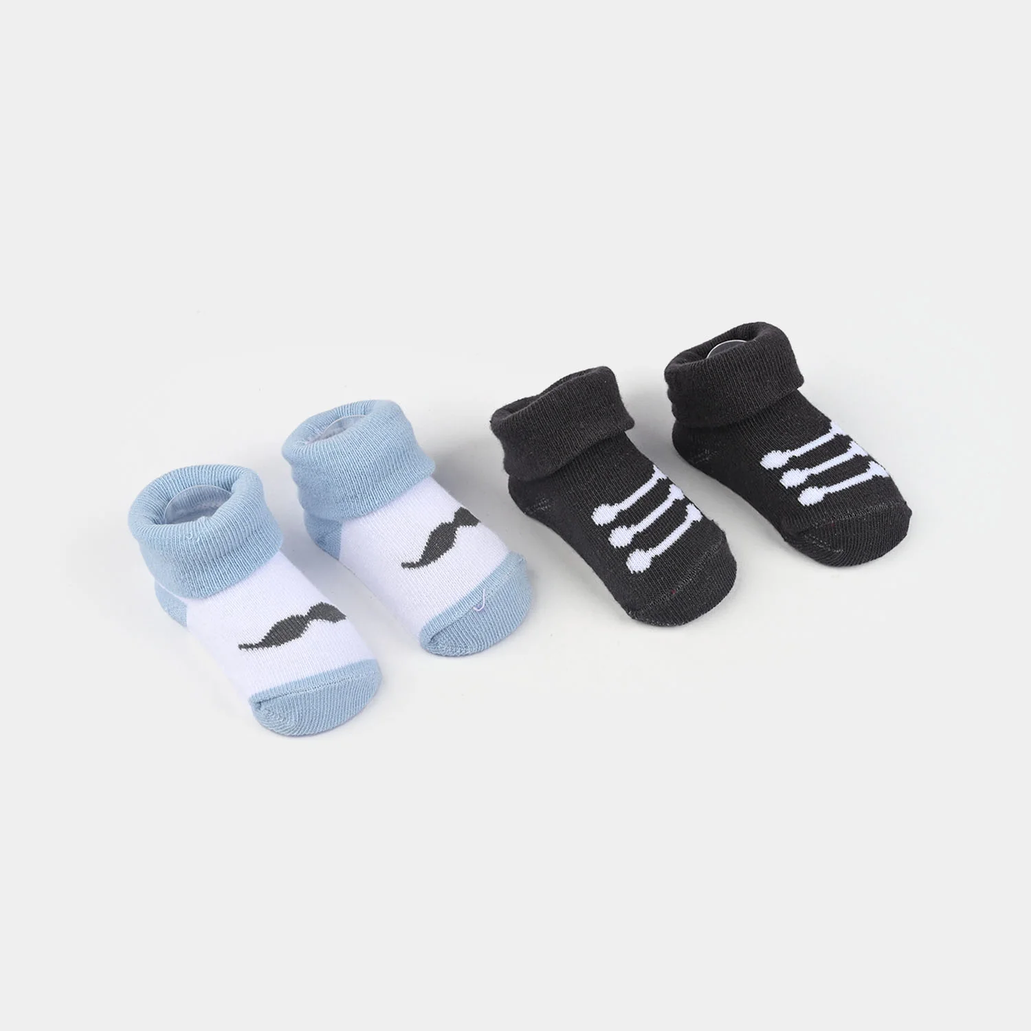 Baby Bibs & Booties Set | 3 Pcs - Image 2