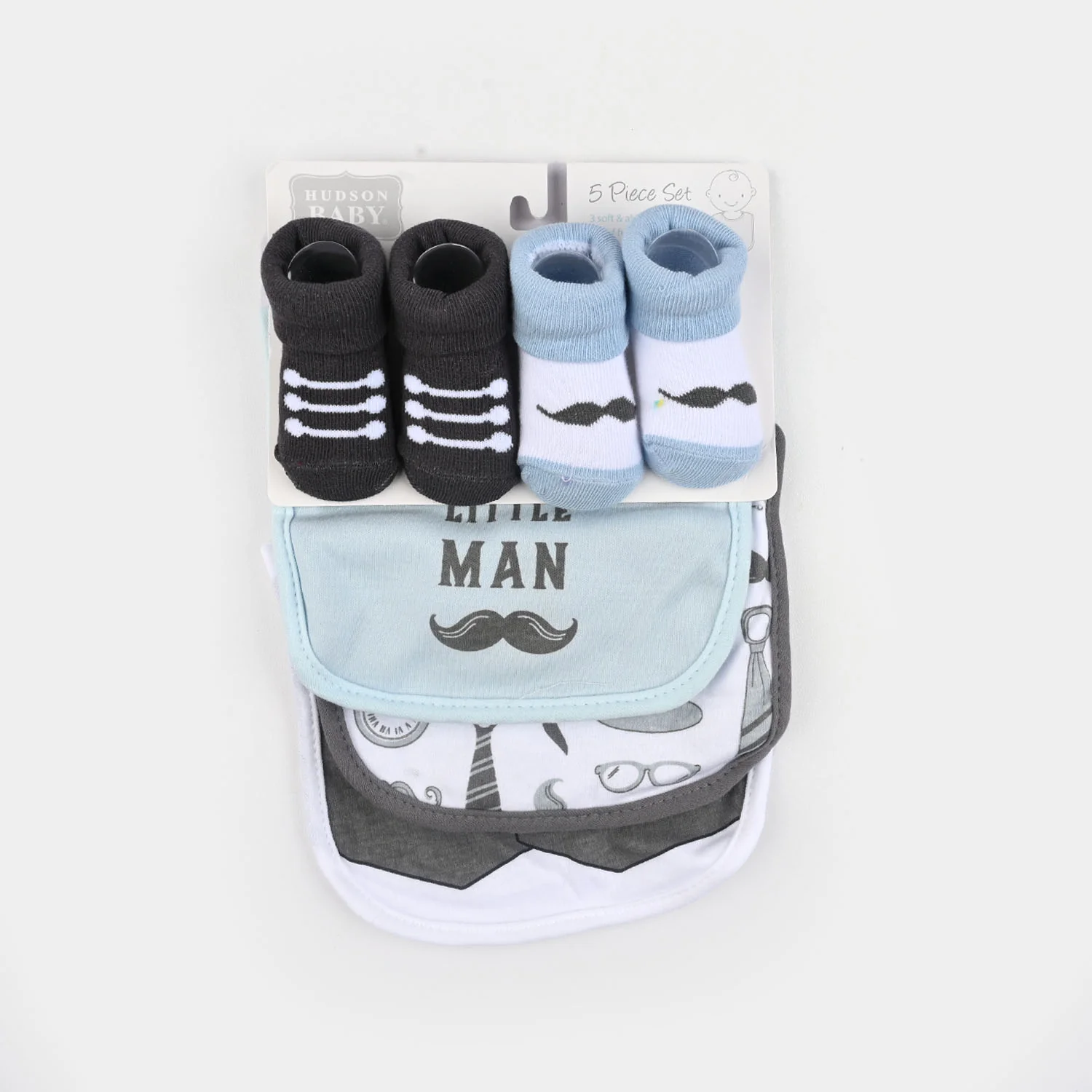 Baby Bibs & Booties Set | 3 Pcs - Image 3