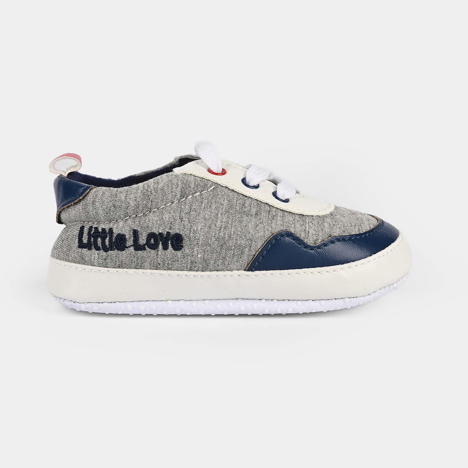 Baby Boy Shoes B-28-White.Grey - Image 3