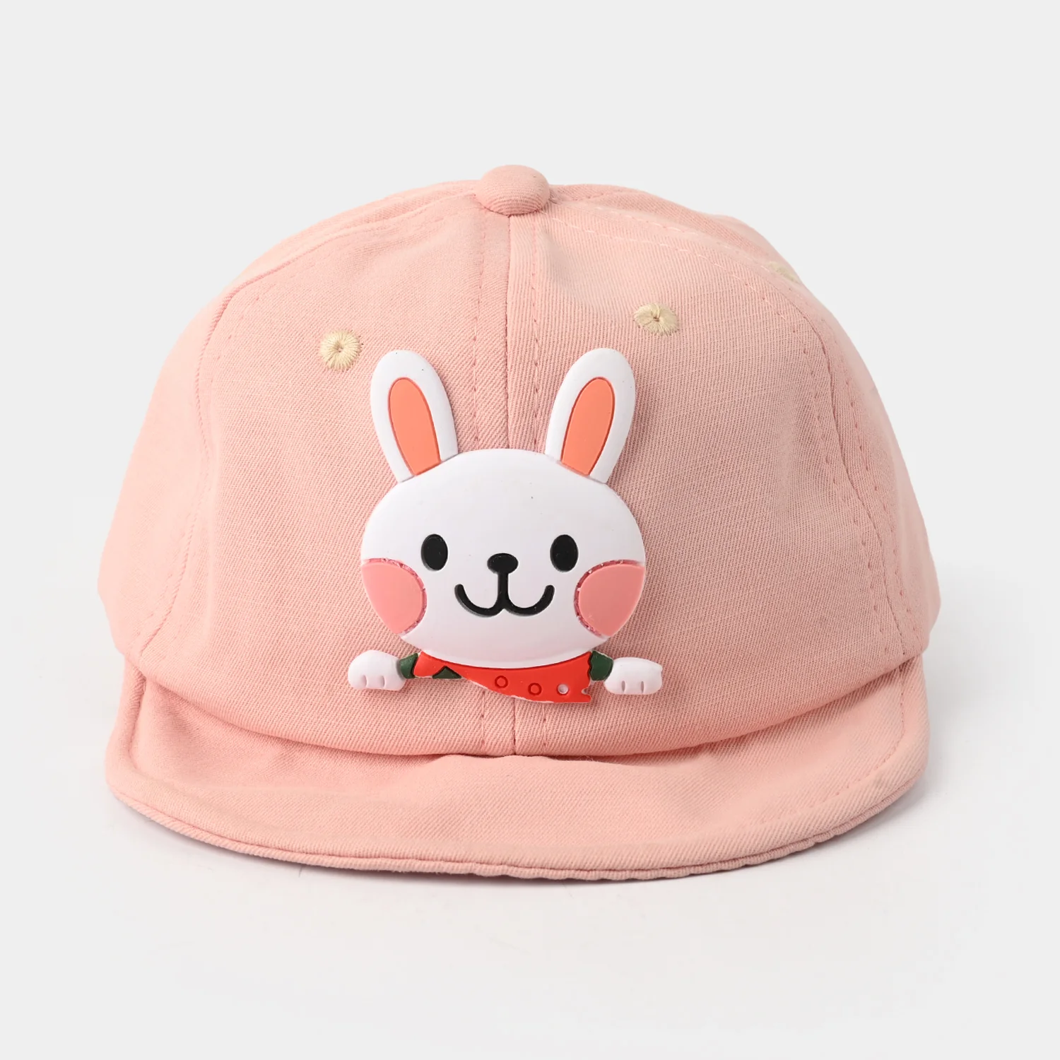 Baby Sun Protection Stylish Cap 3M+| Rabbit Pink 1550 - Image 3