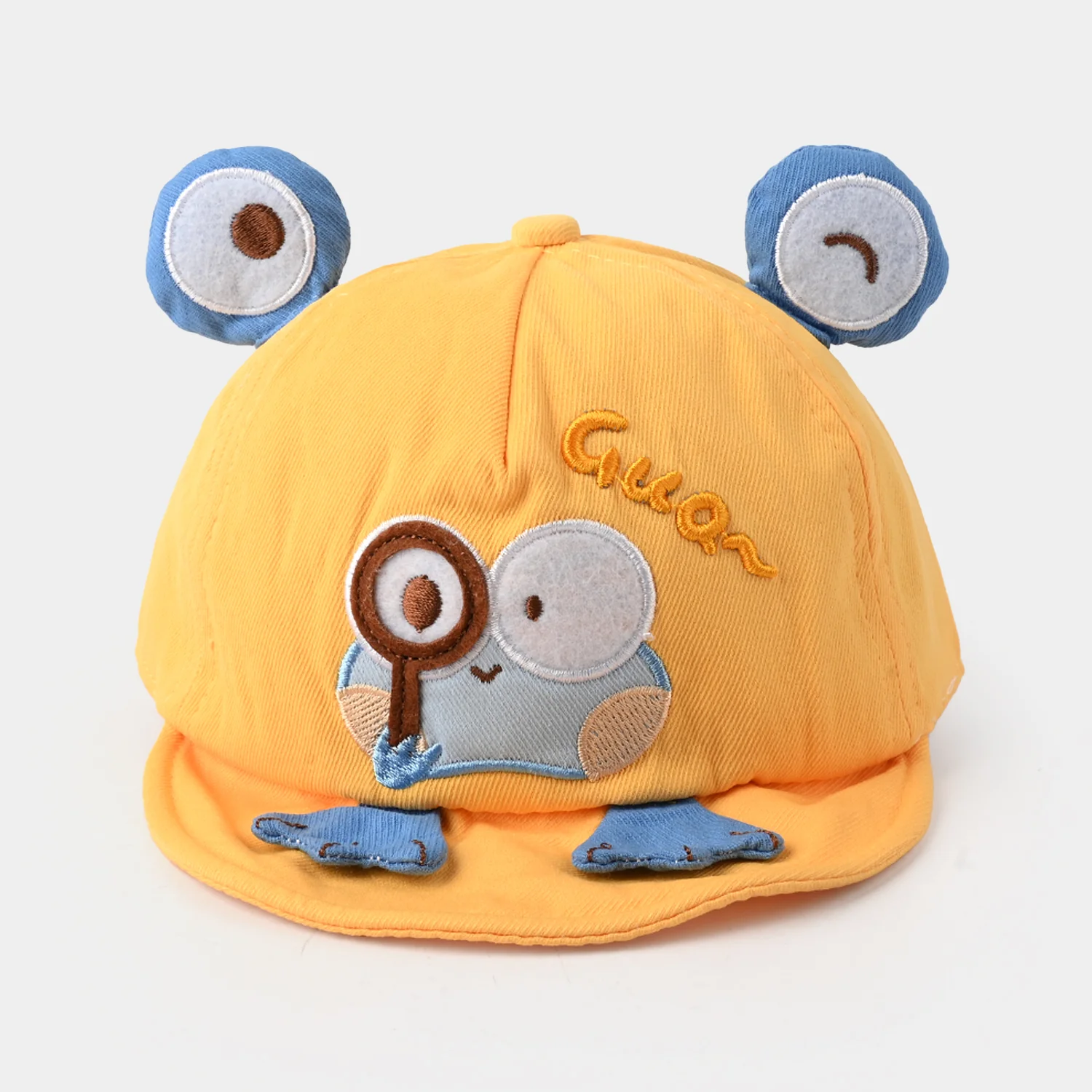 Baby Sun Protection Stylish Cap 3M+| Yellow Eye 1550 - Image 3