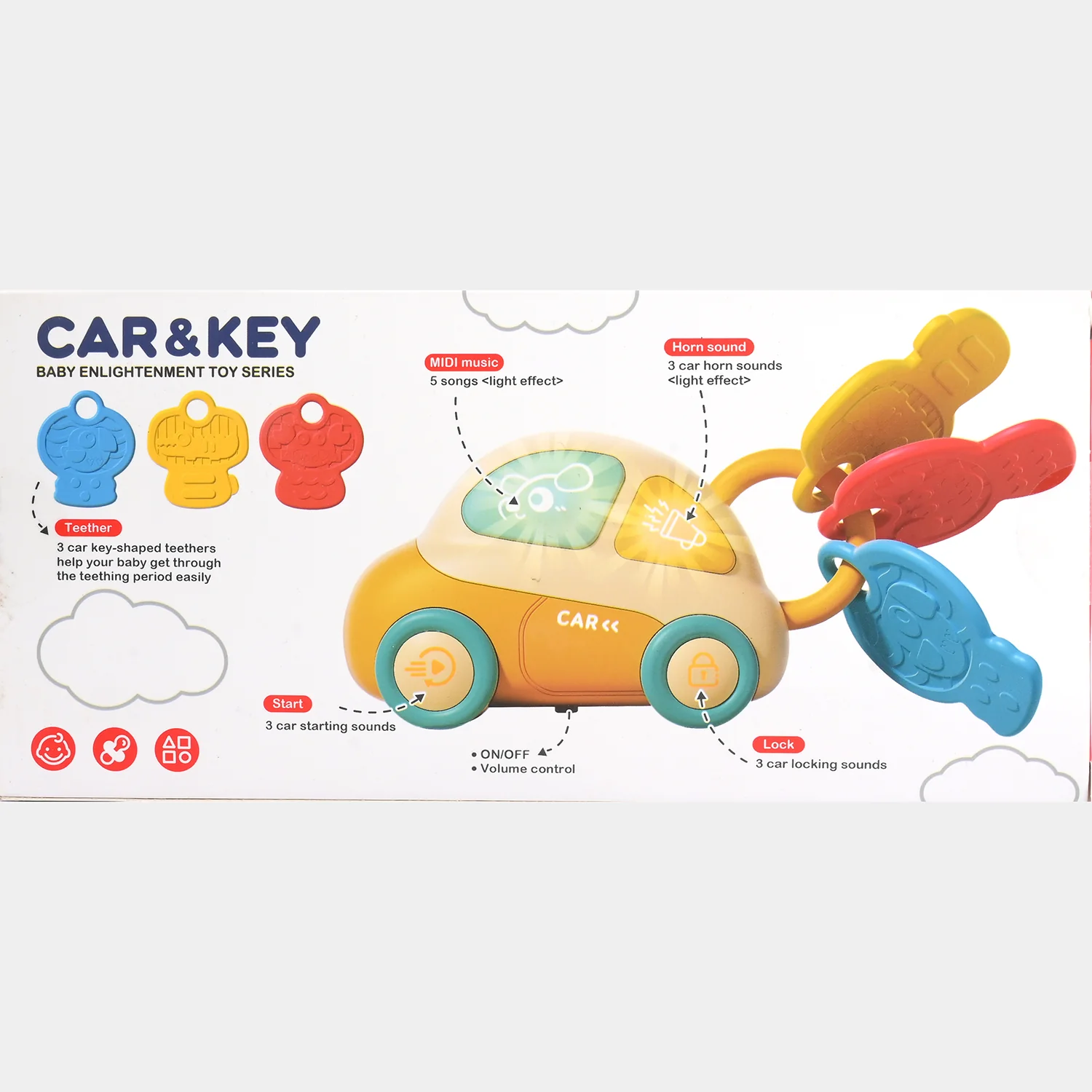 Baby Car & Key Toy (12+ Months) - Image 6