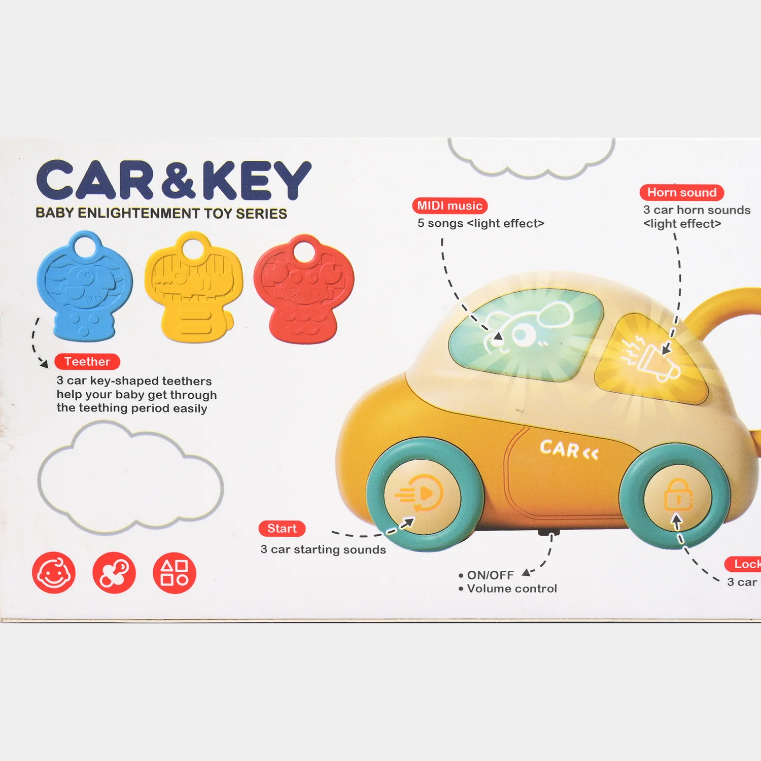 Baby Car & Key Toy (12+ Months) - Image 7