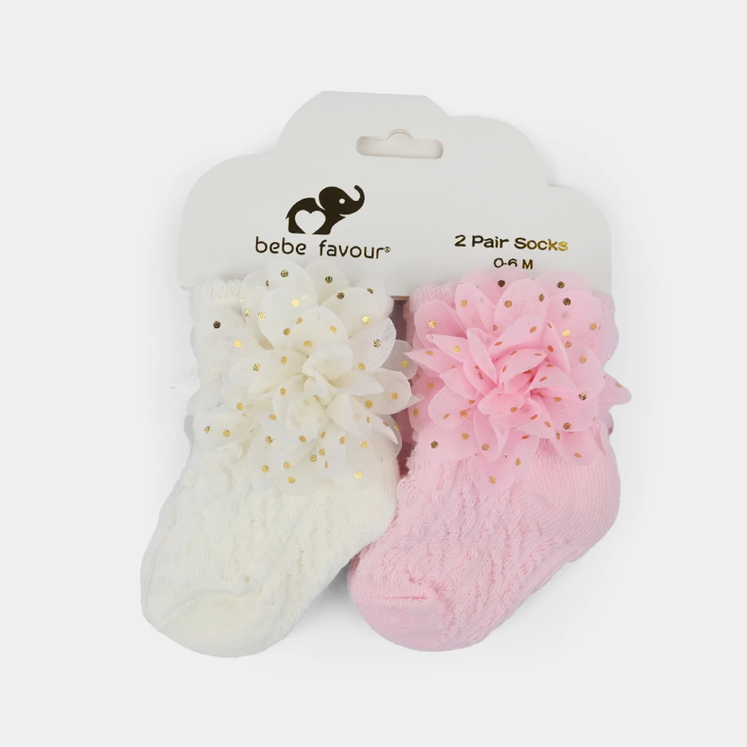 Infant Fancy Socks 2 Pairs - Image 2