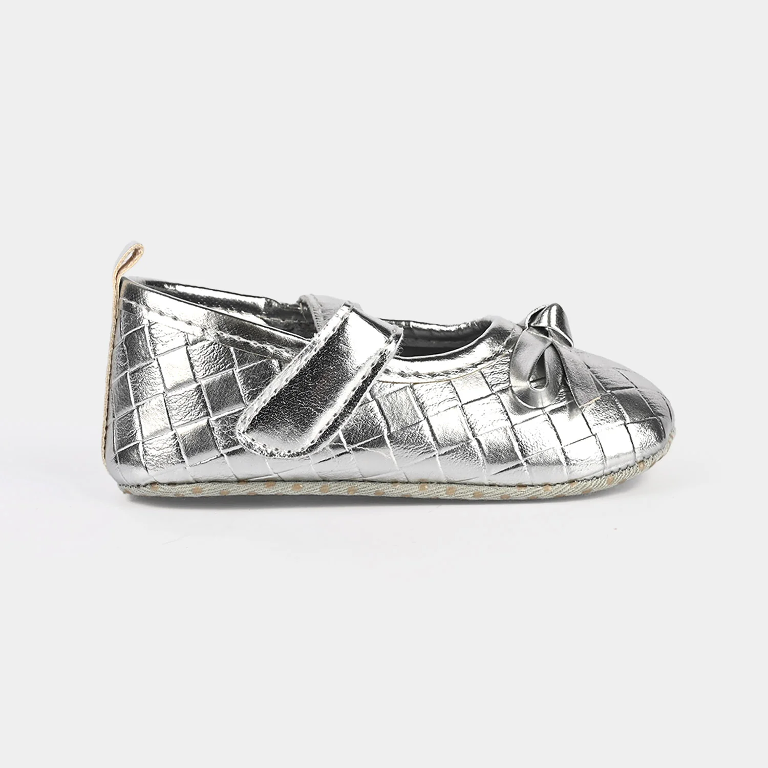 Baby Girl Shoes B-11-SILVER - Image 3