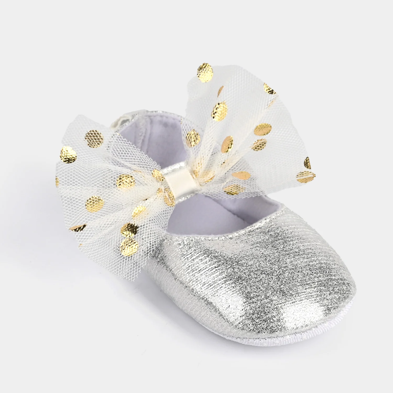 Baby Girl Shoes B-13-Silver