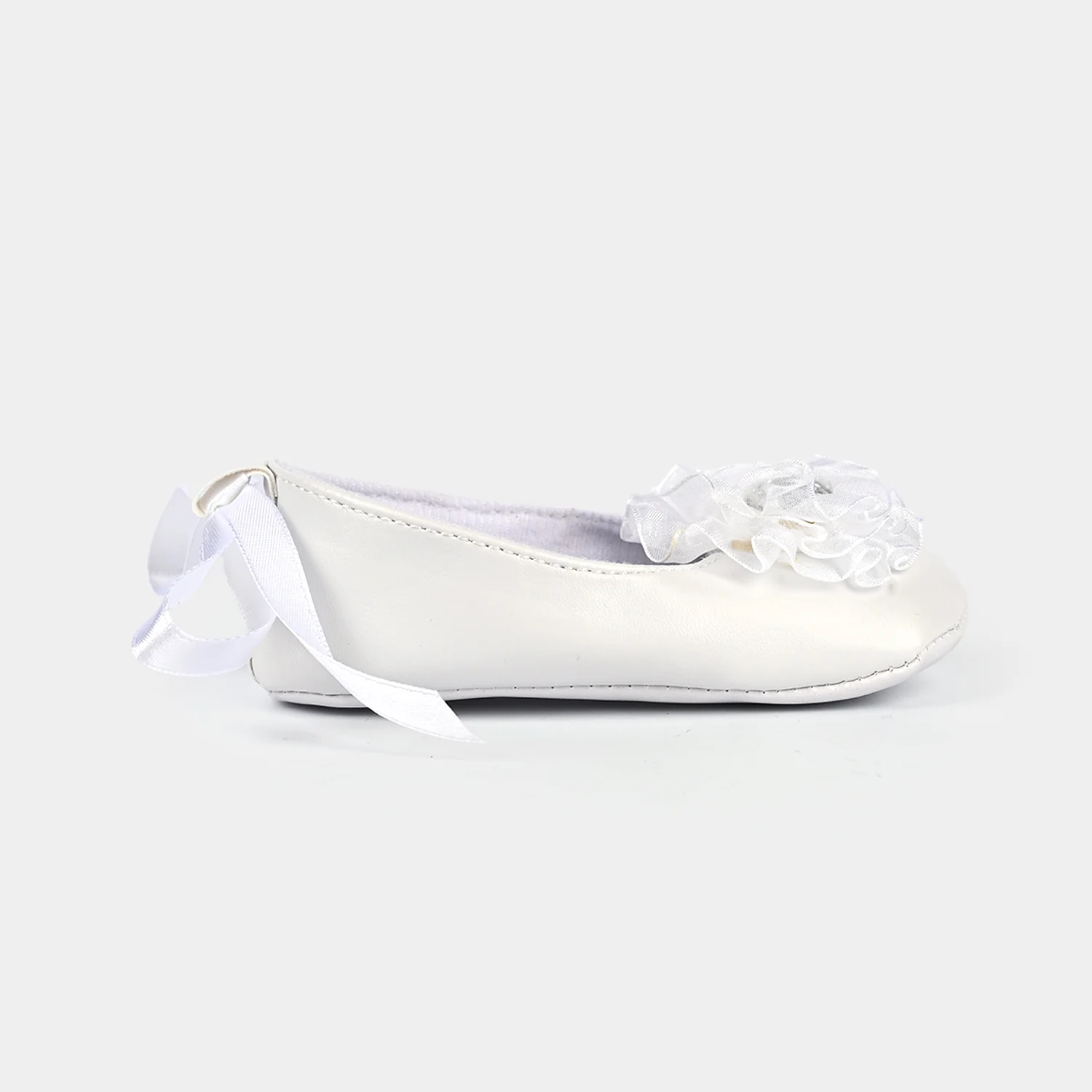 Baby Girl Shoes B-4-White - Image 3