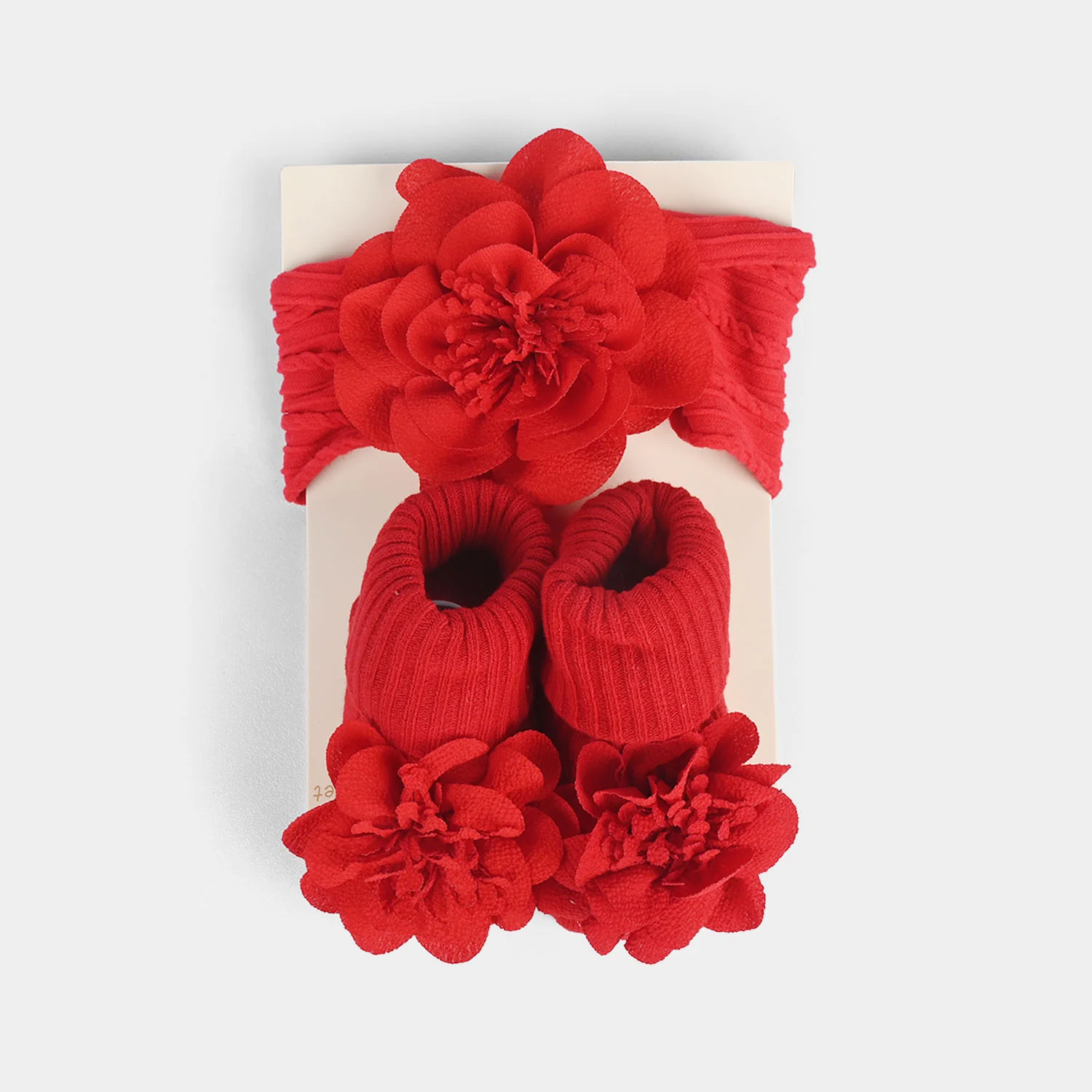Baby Headband With Socks - Image 3