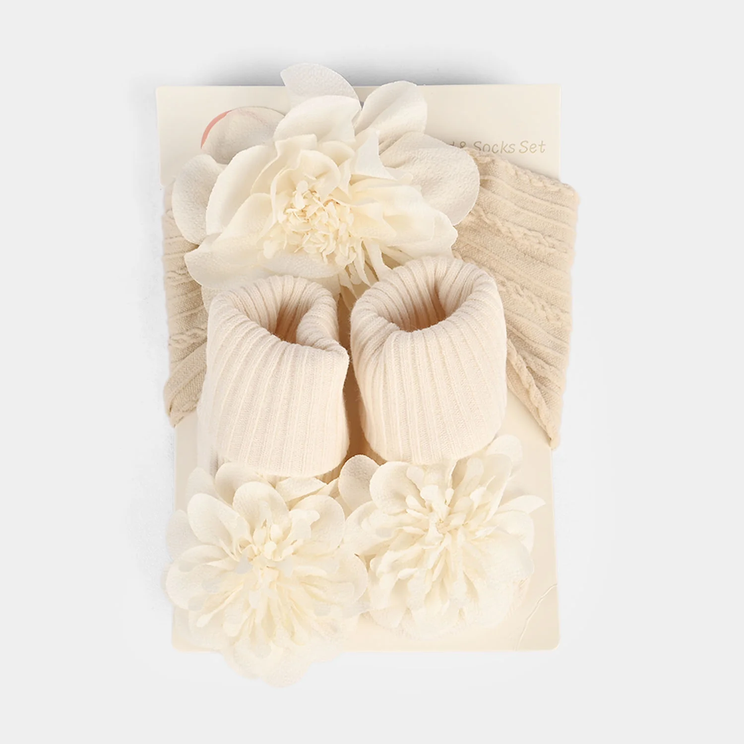 Baby Headband With Socks - Image 3