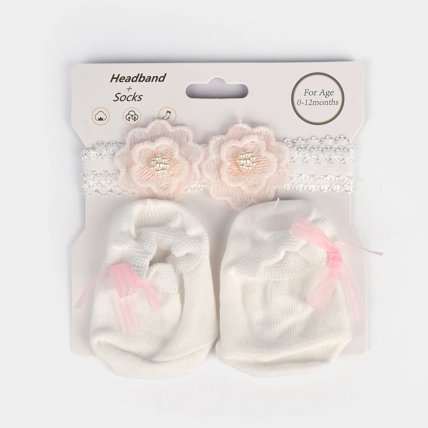 Baby Headband With Socks - Image 3