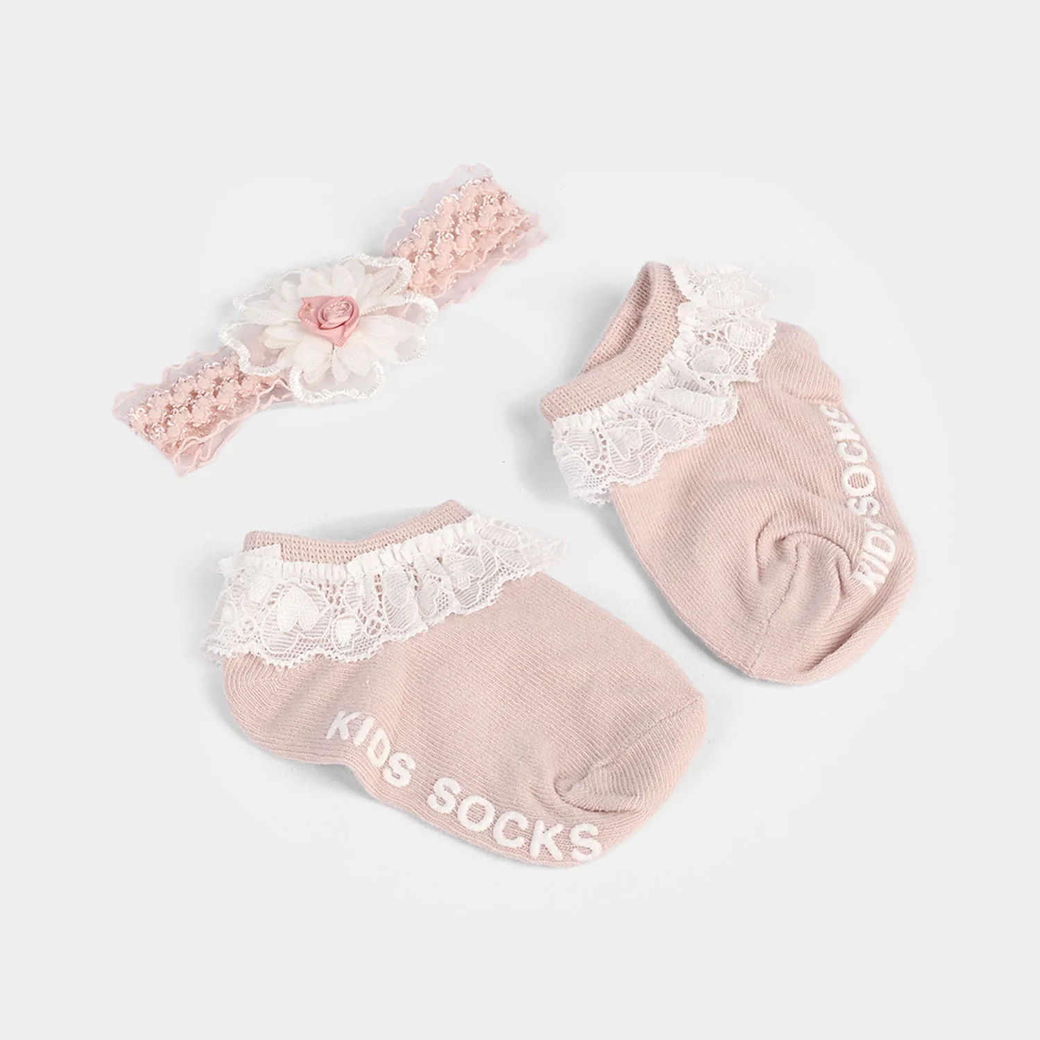 Baby Headband With Socks