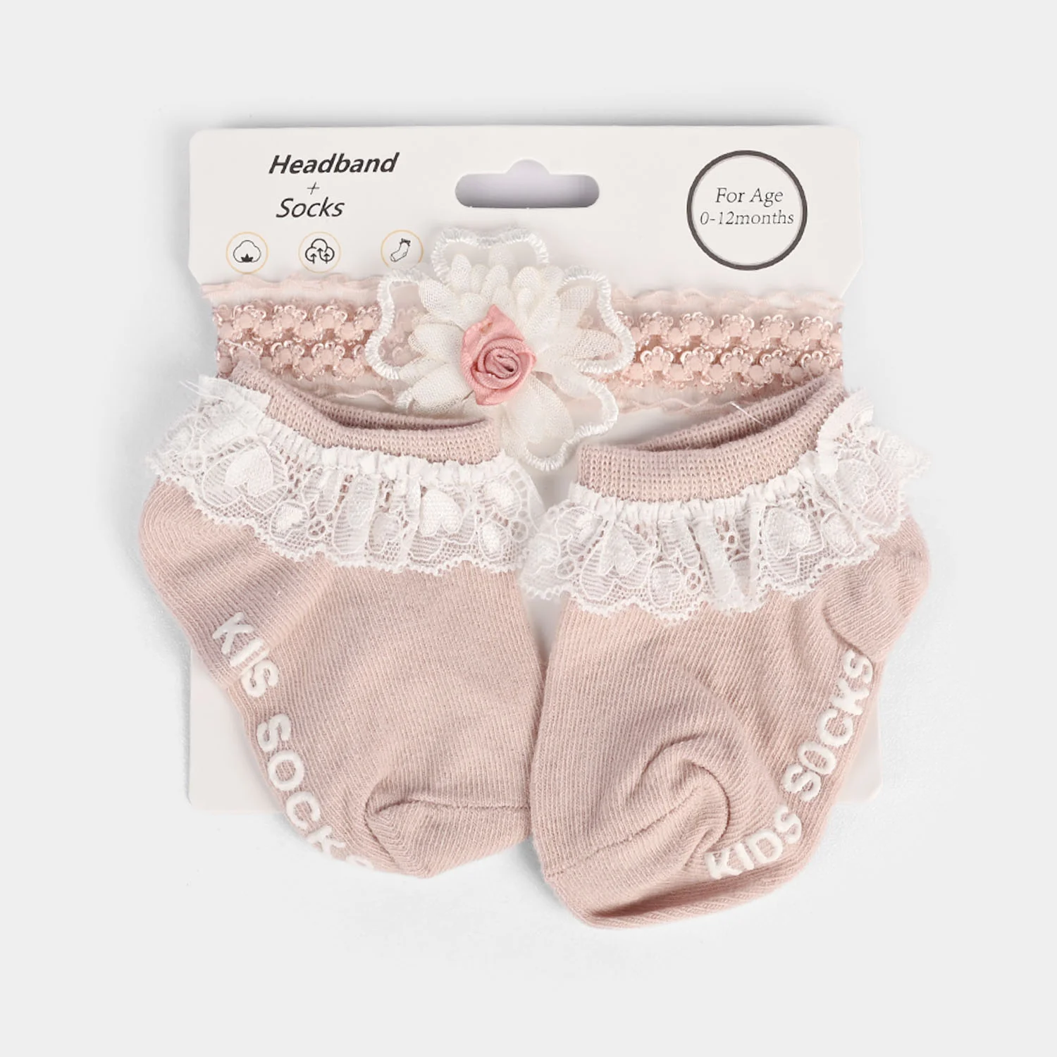 Baby Headband With Socks - Image 3