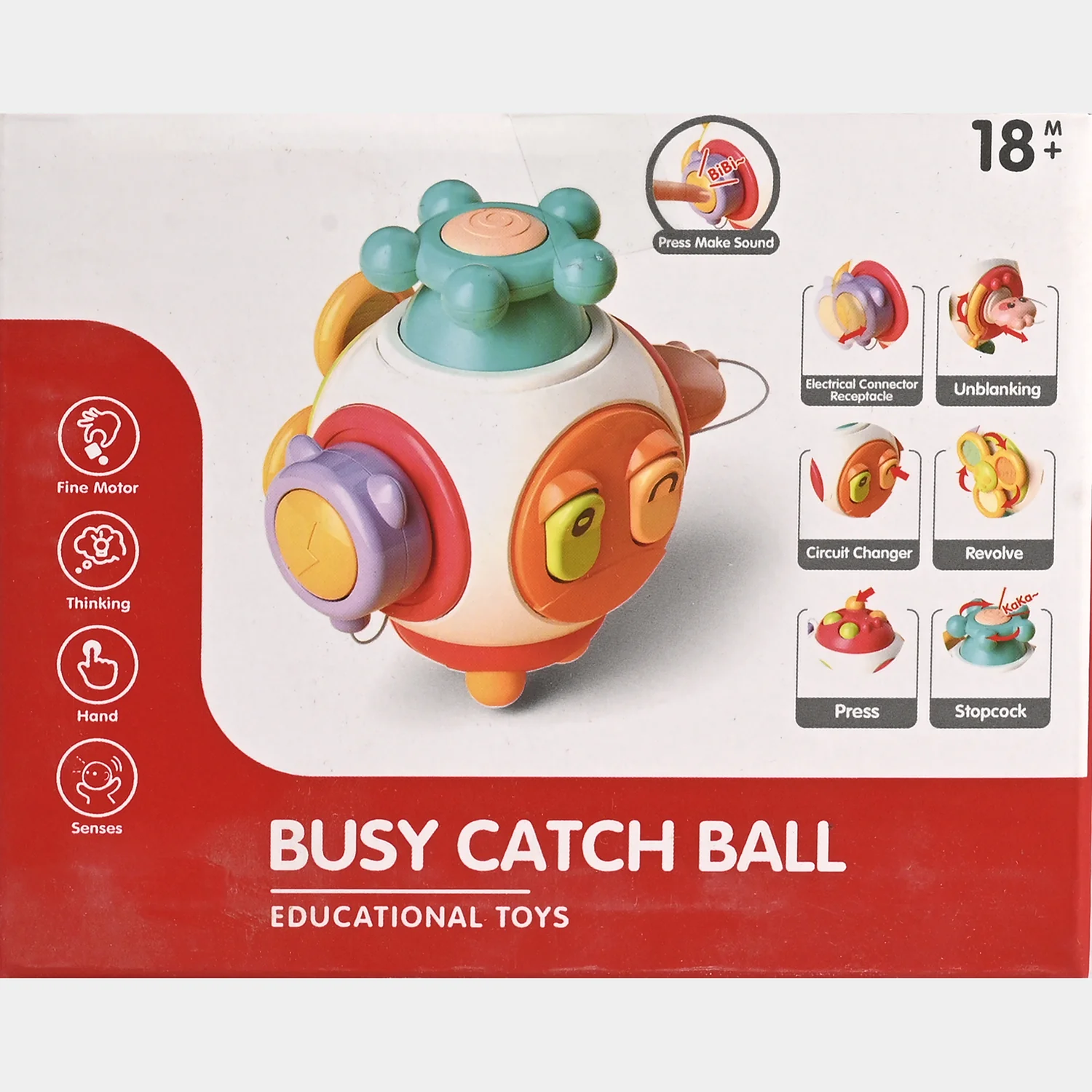 Busy Catch Ball – Multi-Activity Educational Sensory Toy - Image 8