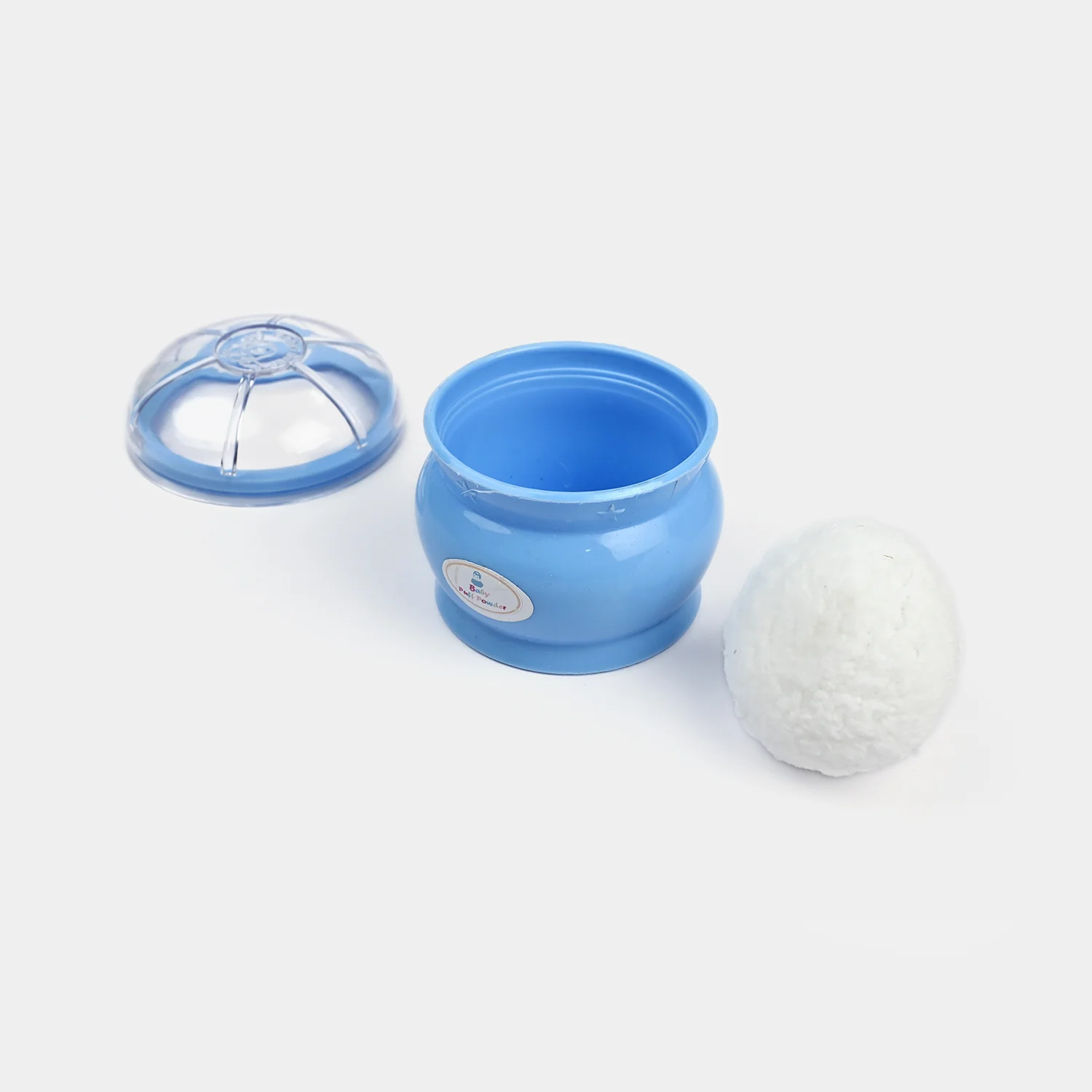 Baby Powder Puff Big - Blue - Image 2