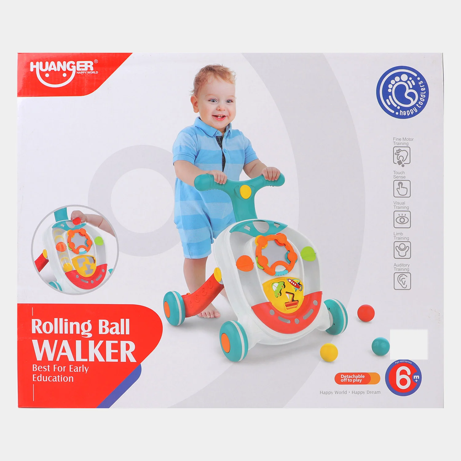 Baby Rolling Ball Walker With Light & Music - Image 3